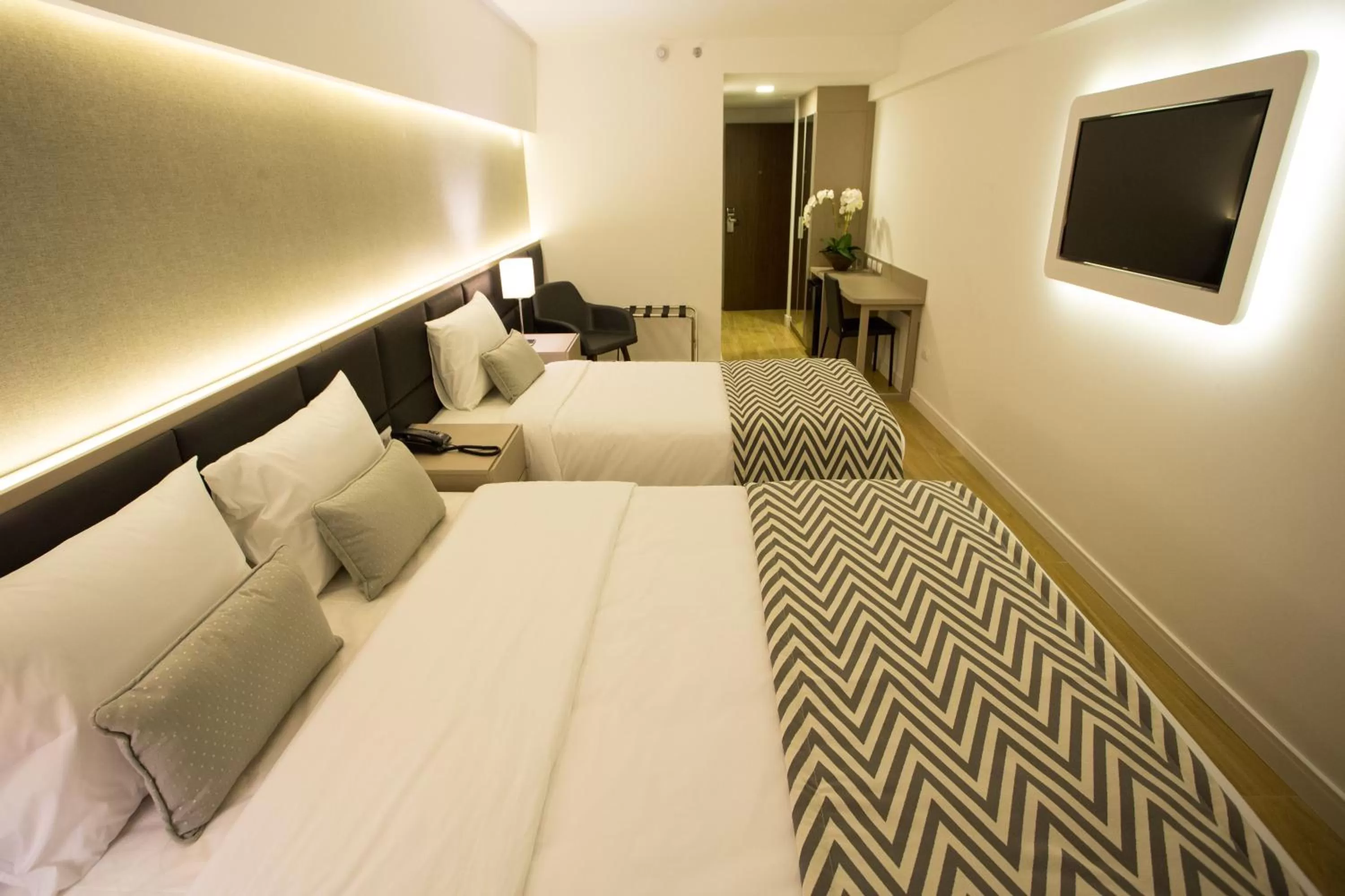 Bed in Royal Regency Palace Hotel