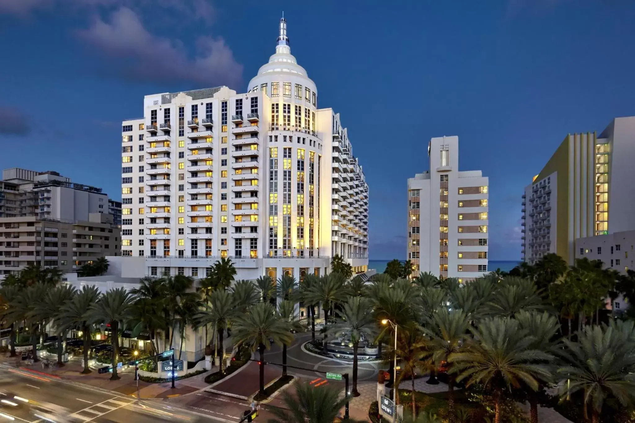 Property building in Loews Miami Beach Hotel
