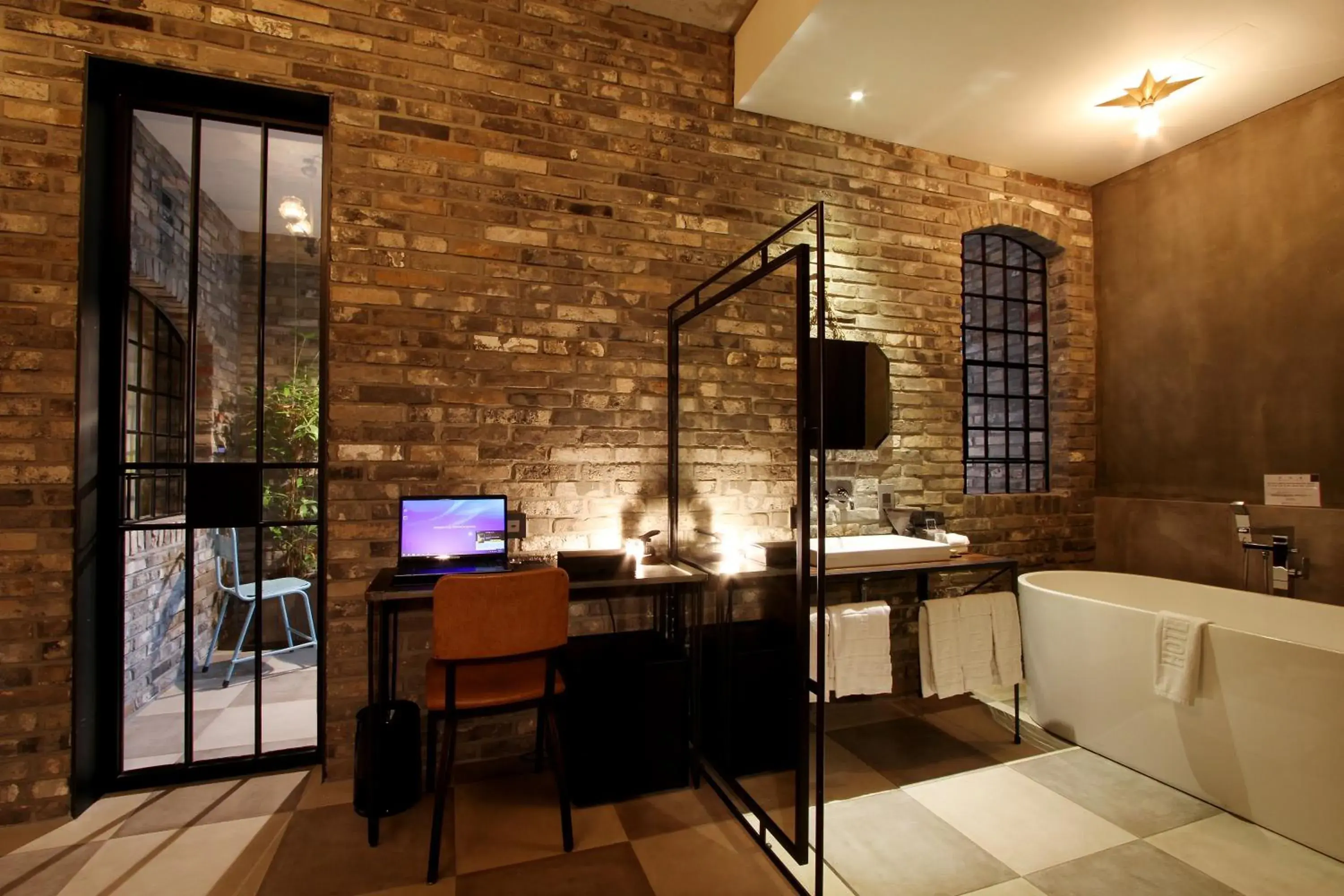 Decorative detail, Bathroom in Hotel Loft