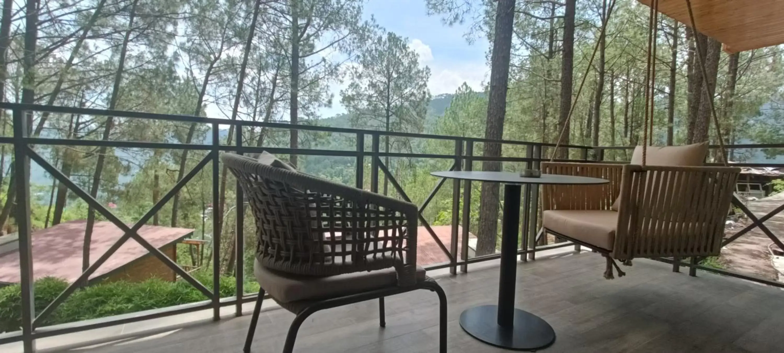 Balcony/Terrace in Kasauli Hills Resort