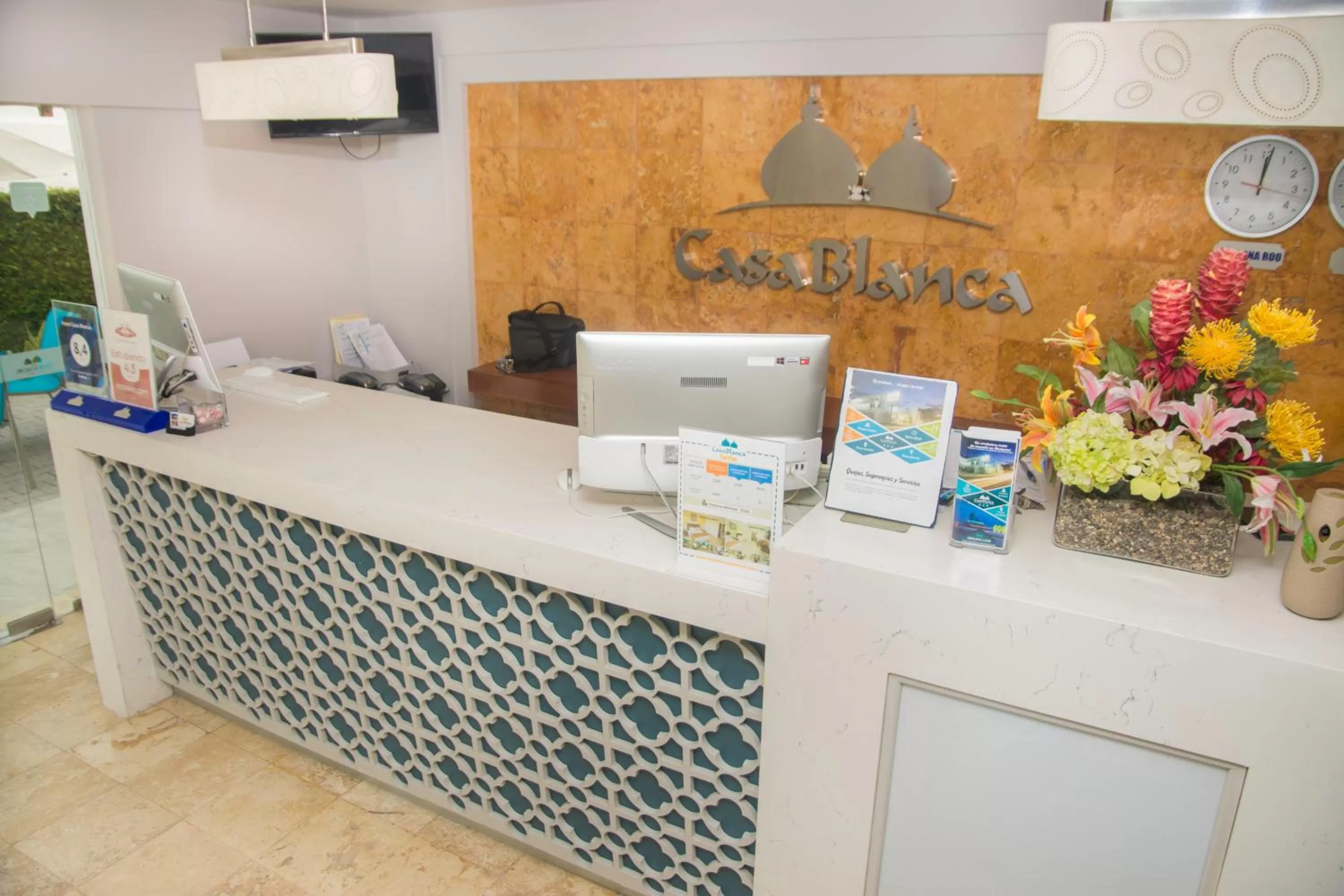 Lobby or reception in Hotel Casa Blanca