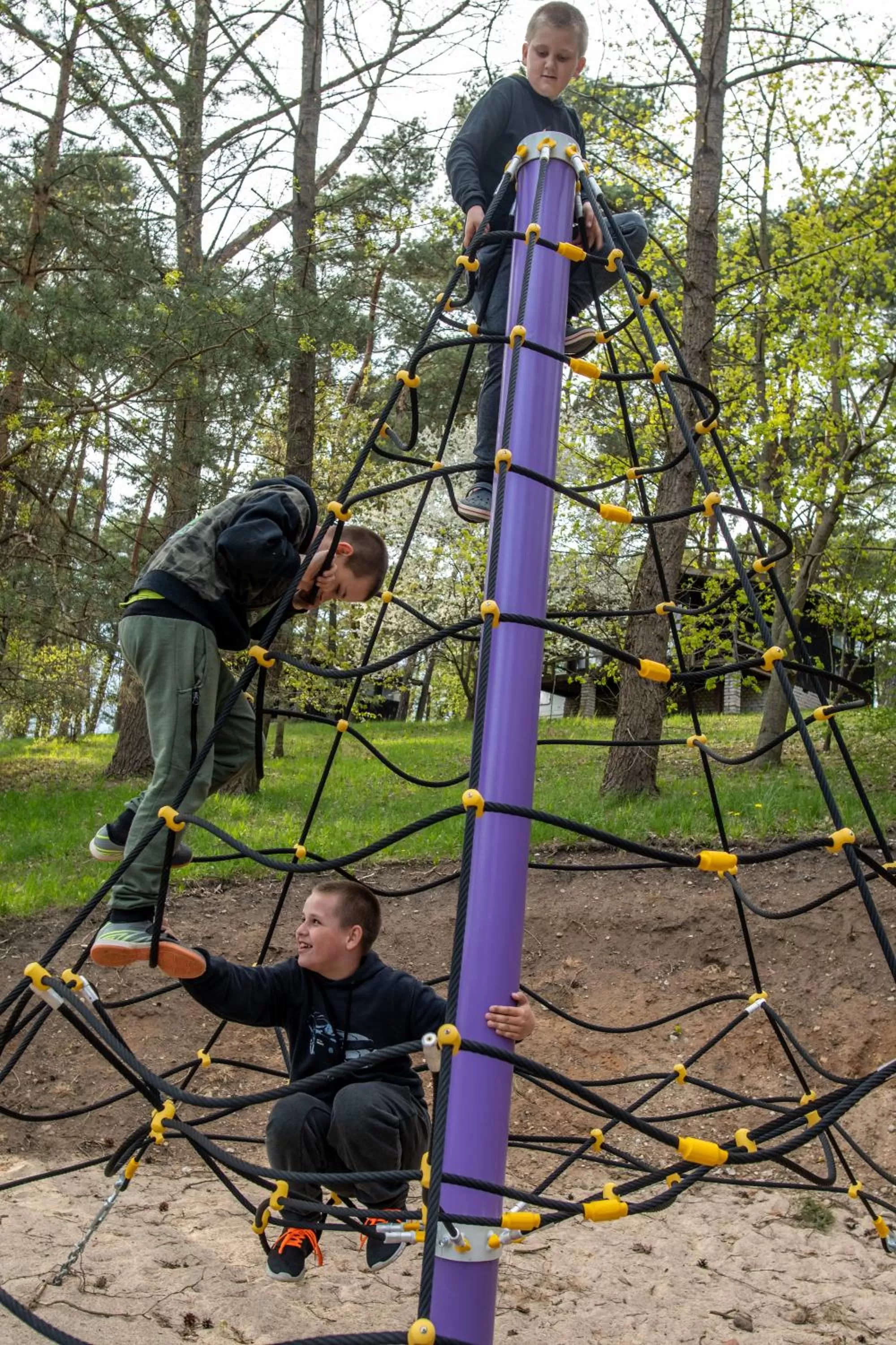 Children play ground in Róża Wiatrów