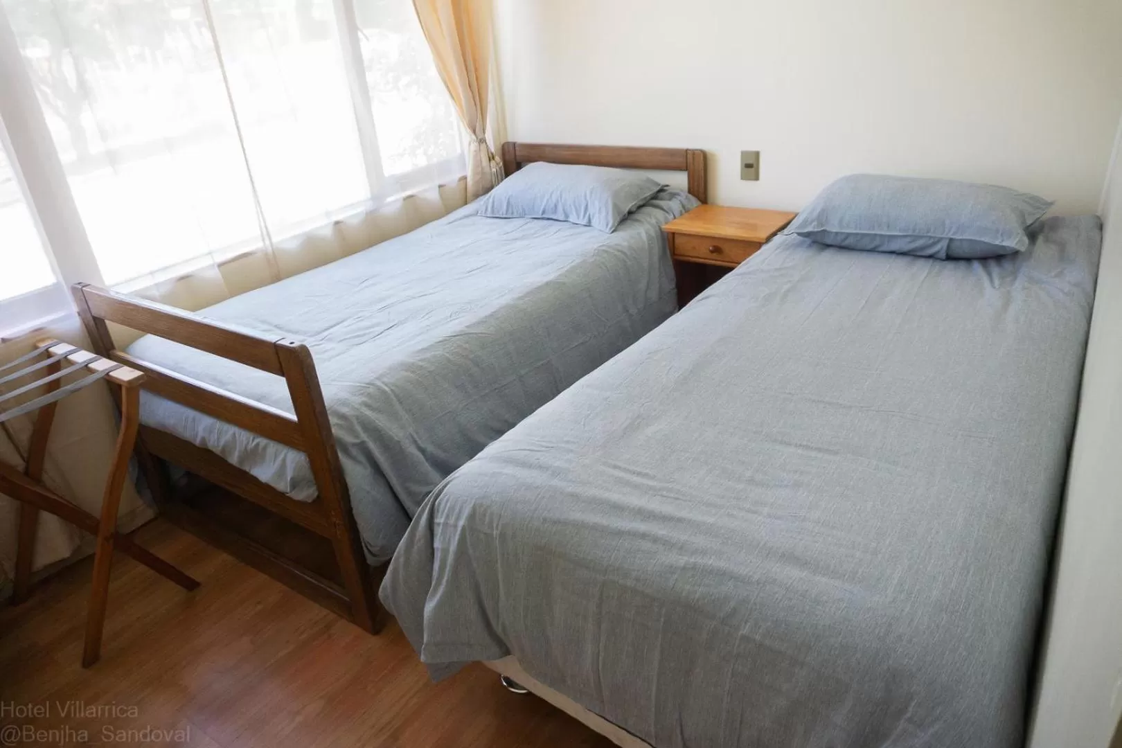 Bed in Hotel y Cabañas Villarrica