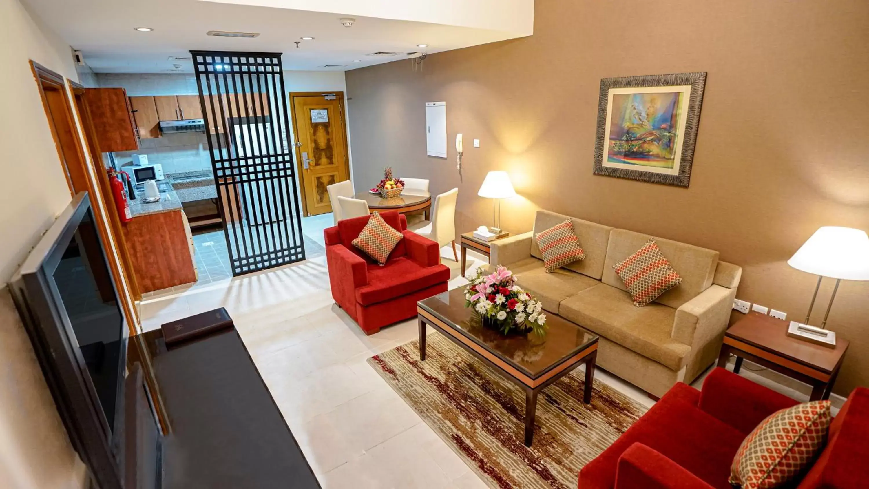 Seating Area in Xclusive Hotel Apartments