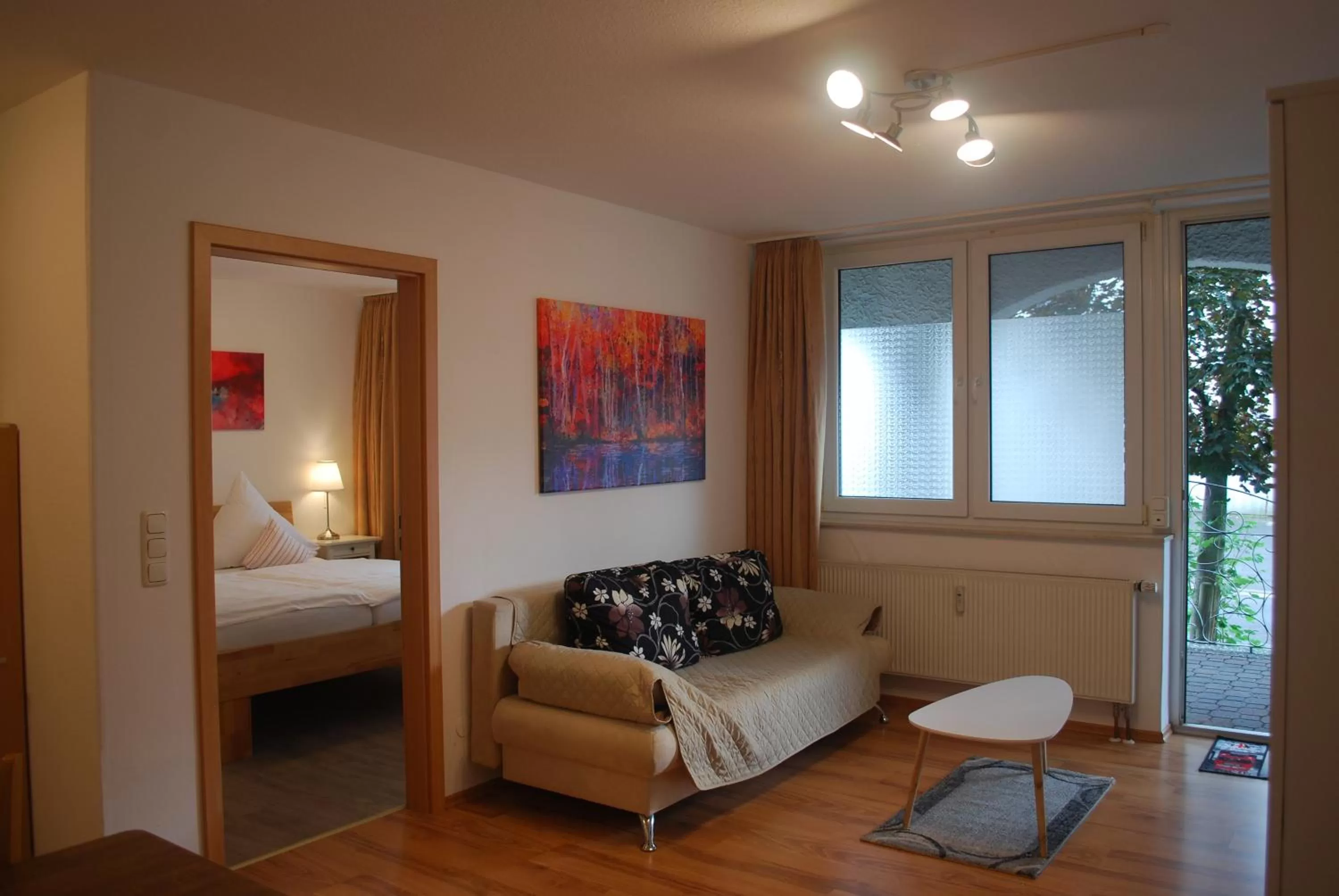 Living room, Bed in Hotel Princess