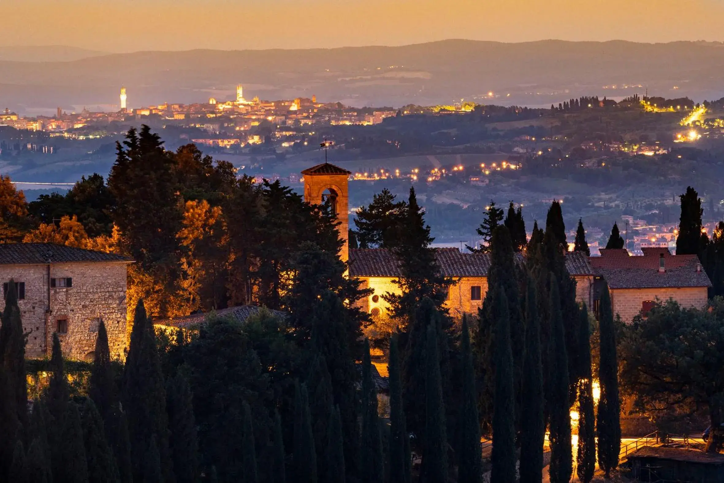 City view, Sunrise/Sunset in Castello di Fonterutoli Wine Resort