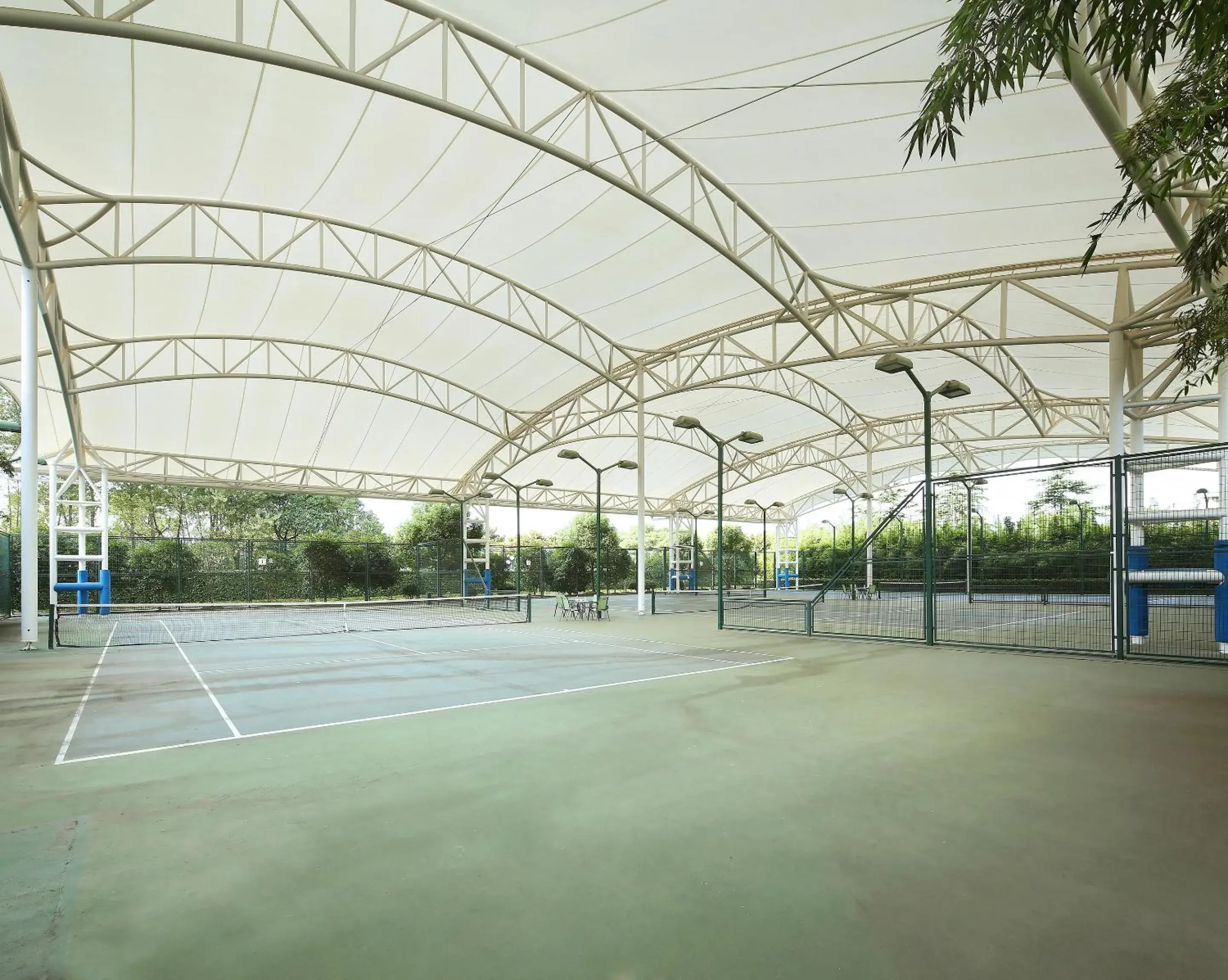 Tennis court in Shanghai Dongjiao State Guest Hotel