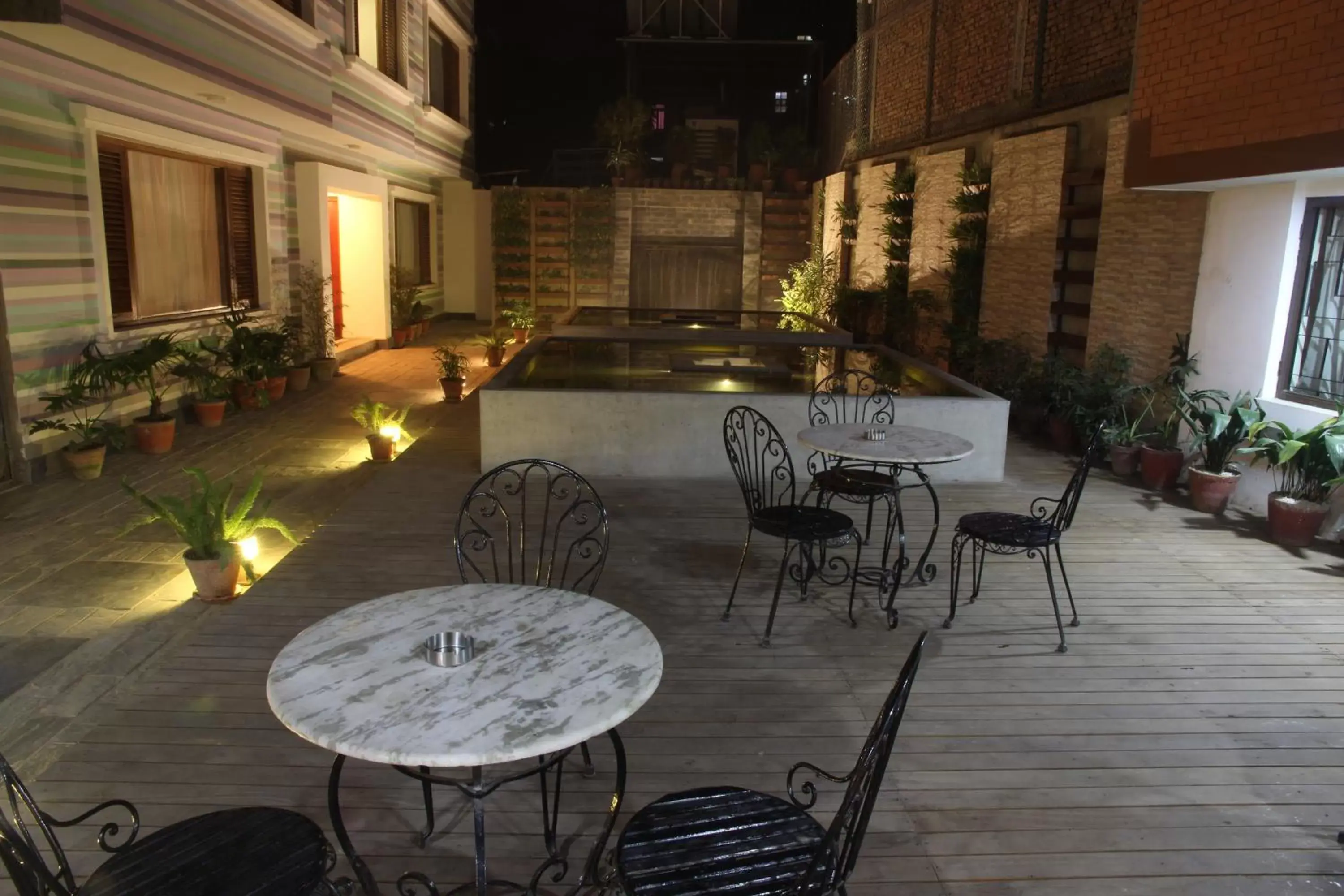 Garden in Potala Guest House