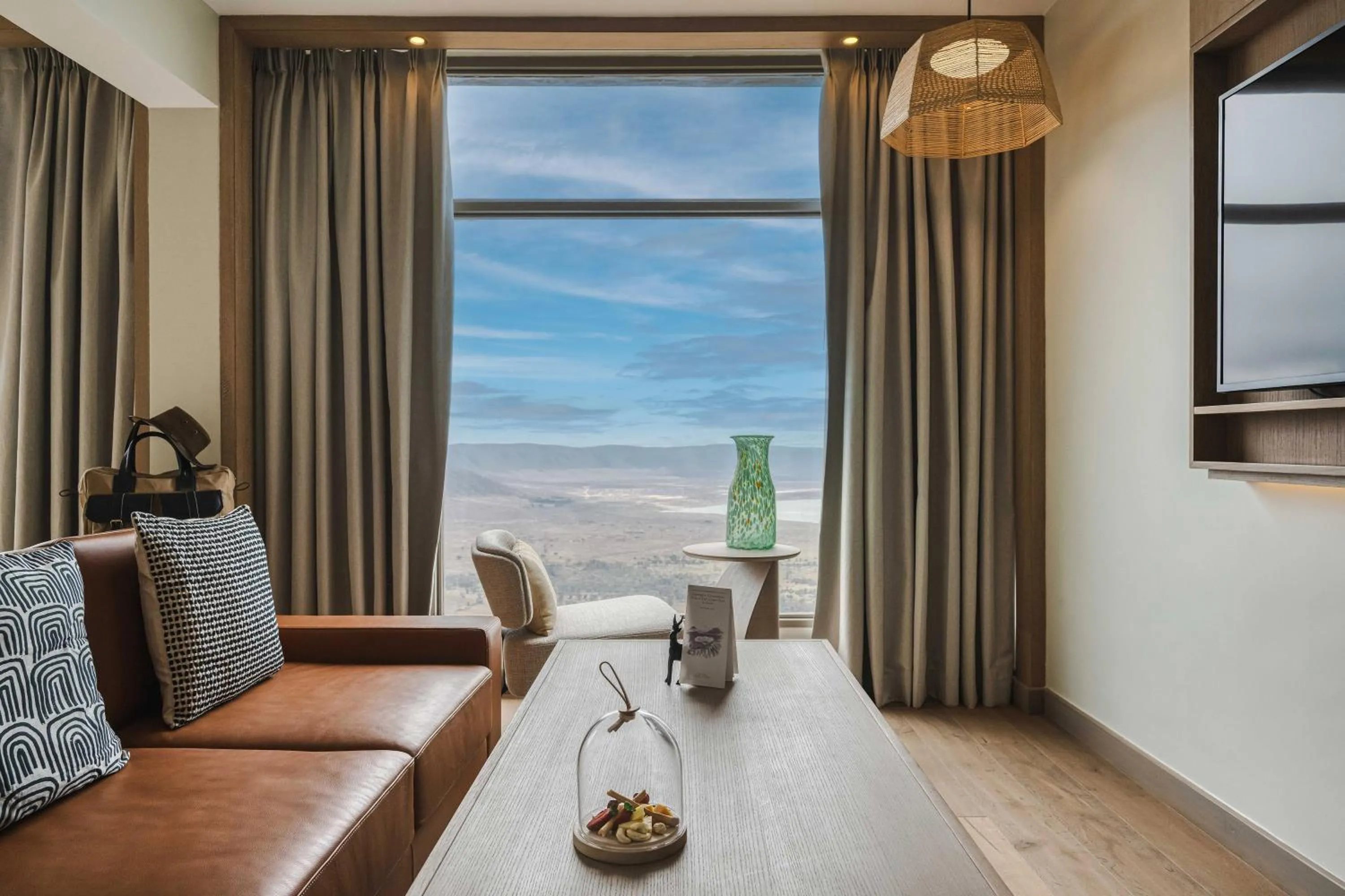 Living room in Ngorongoro Lodge member of Melia Collection - The Leading Hotels of the World