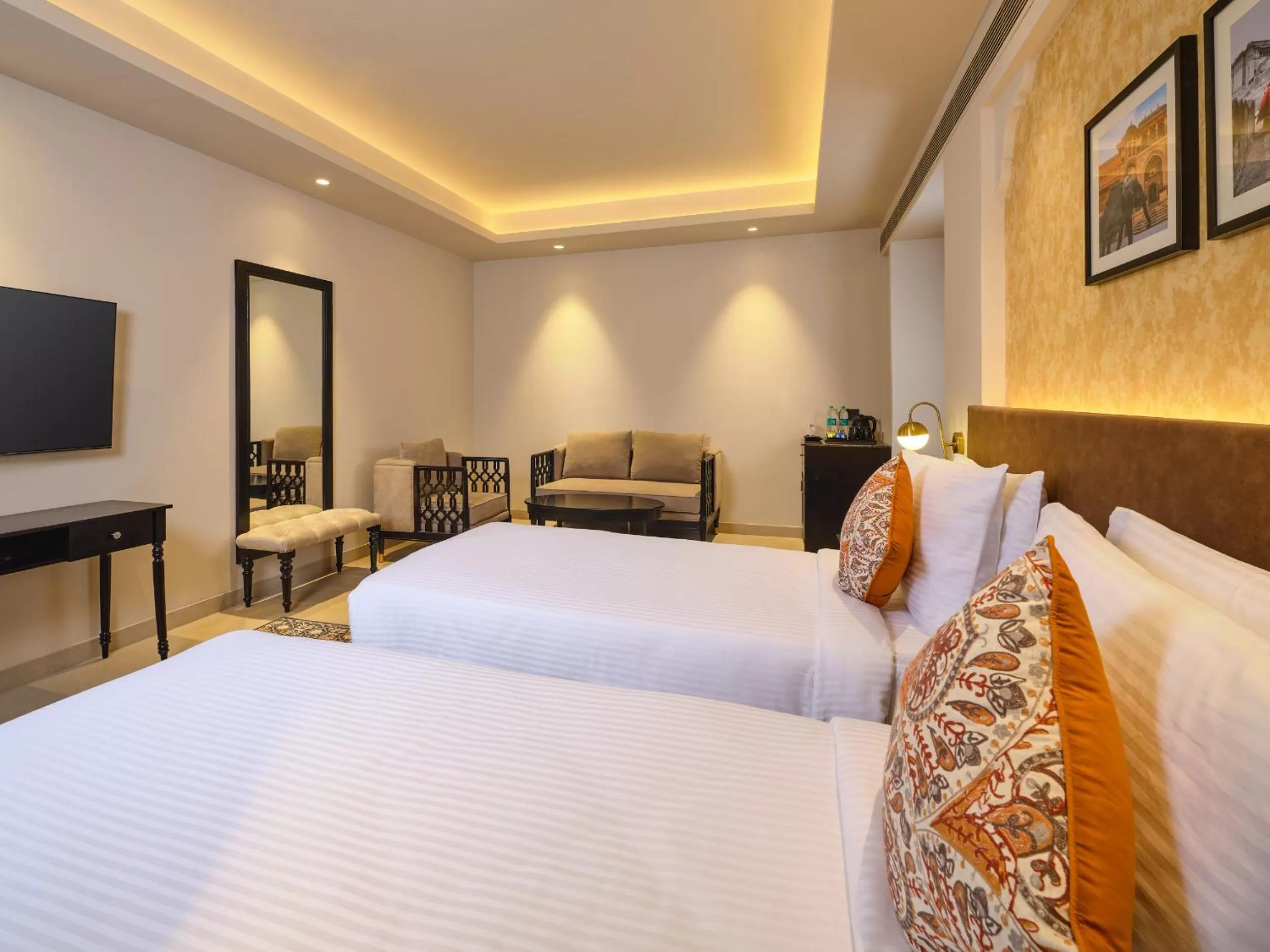 Bedroom in Pride Amber Vilas Resort & Convention Centre