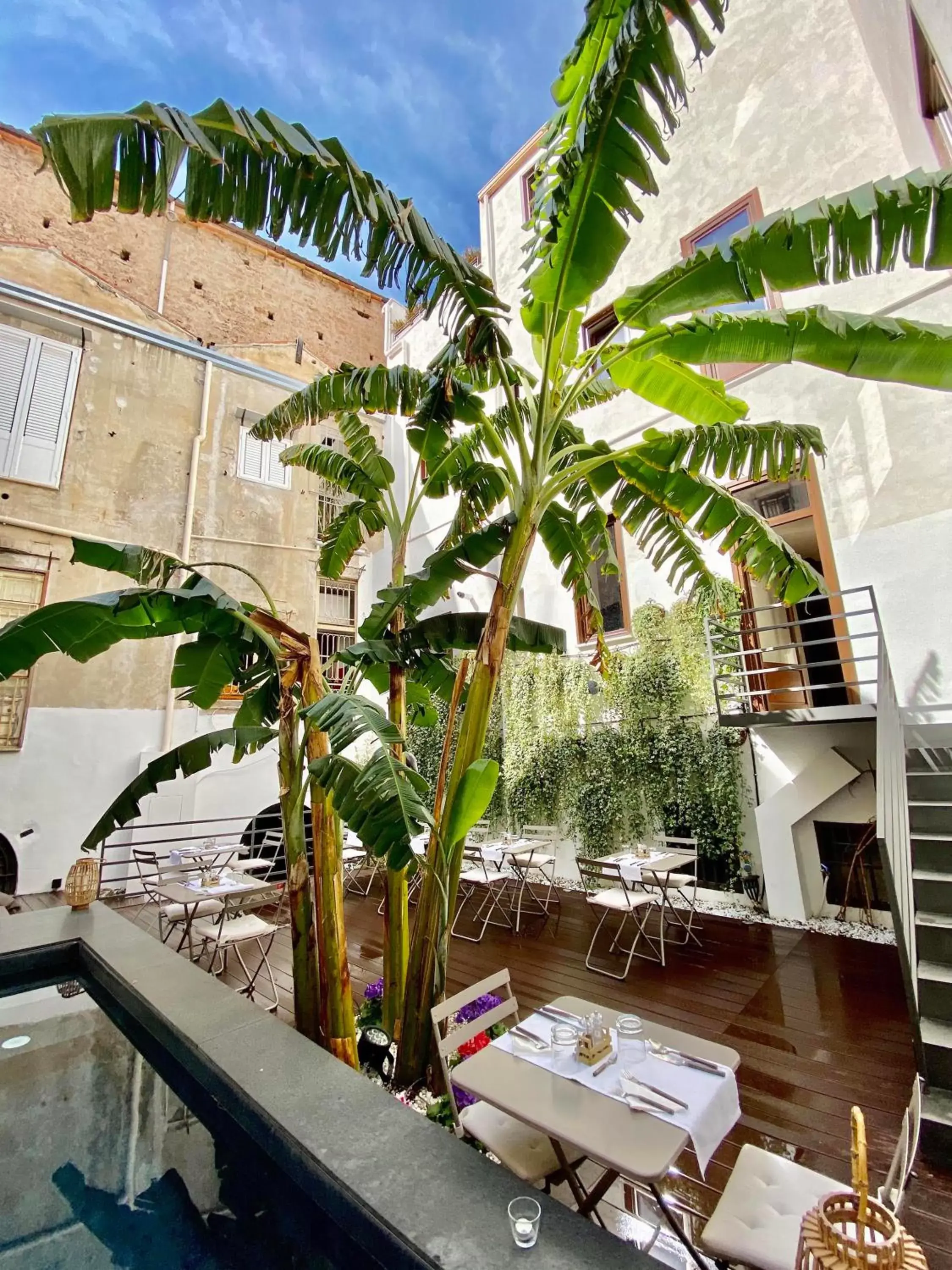 Patio in Casa Nostra Luxury Suites