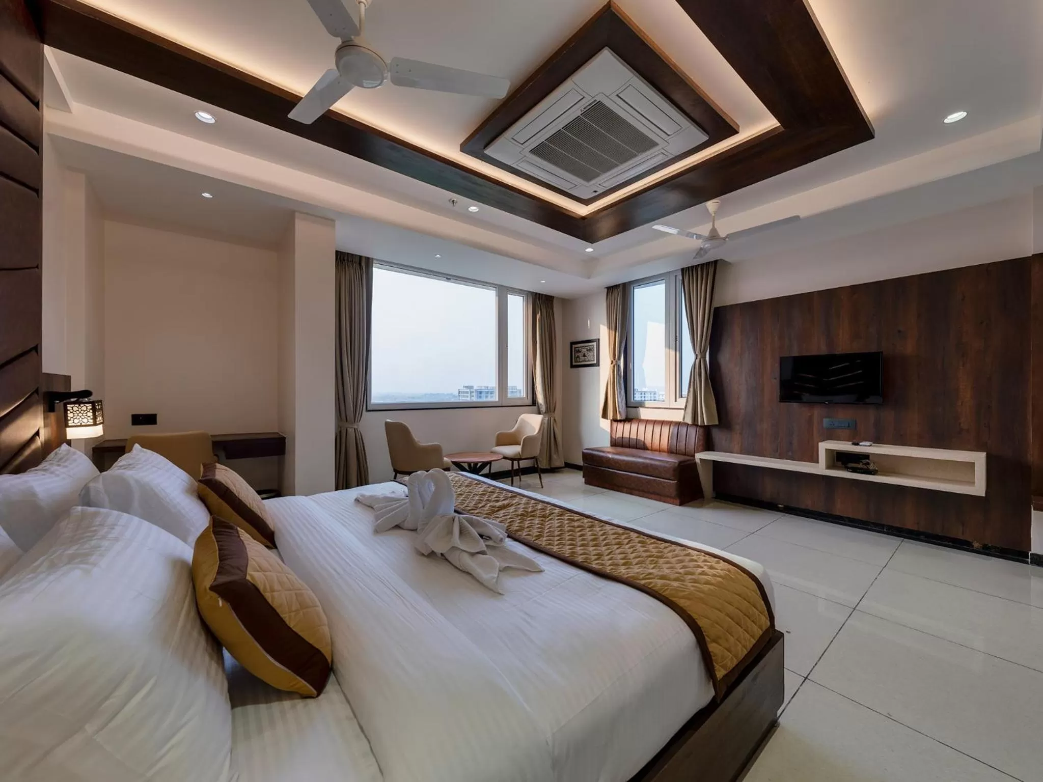 Bed in Golden Leaf Resort