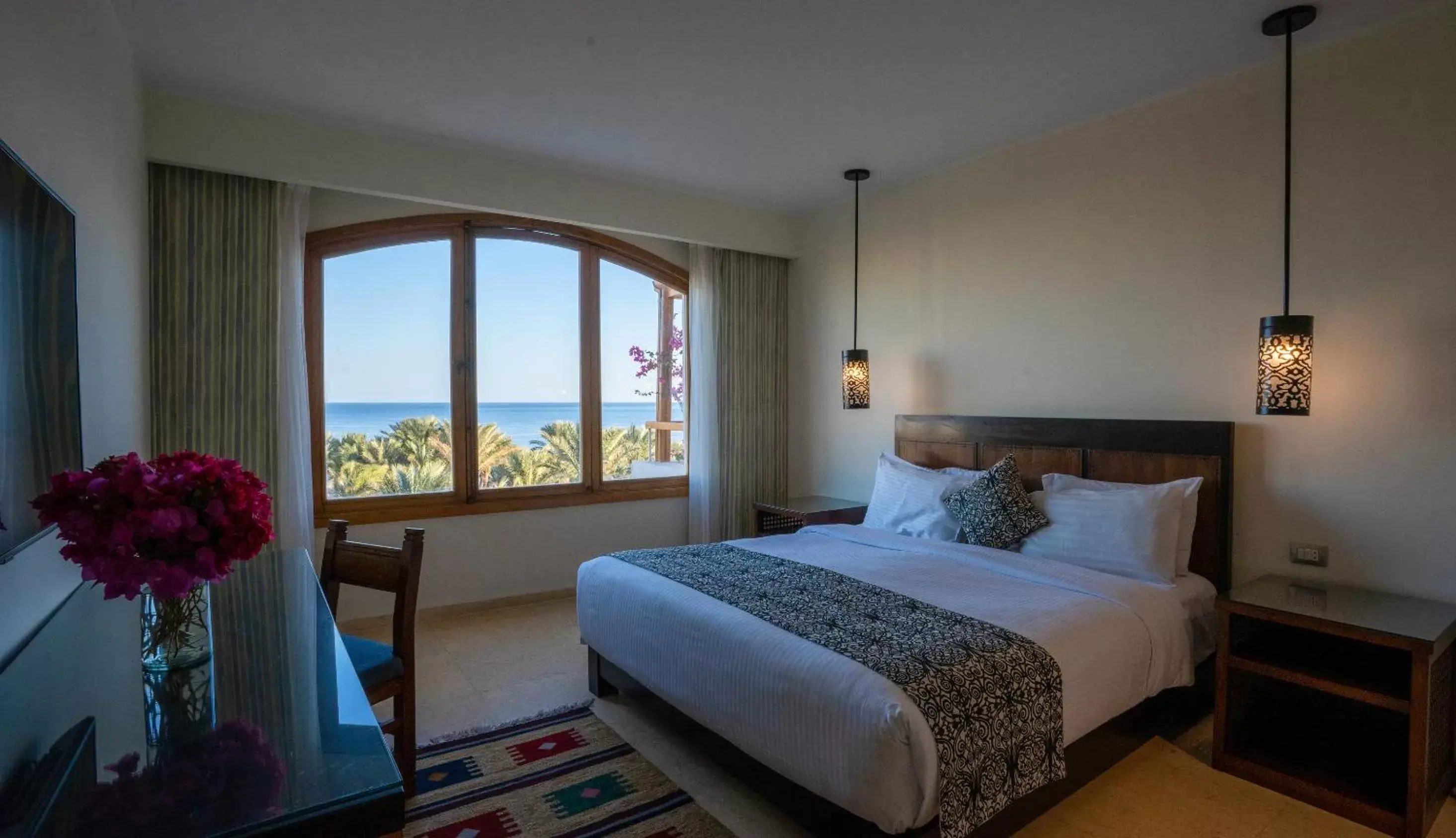 Bedroom, Bed in Fort Arabesque Resort, Spa & Villas