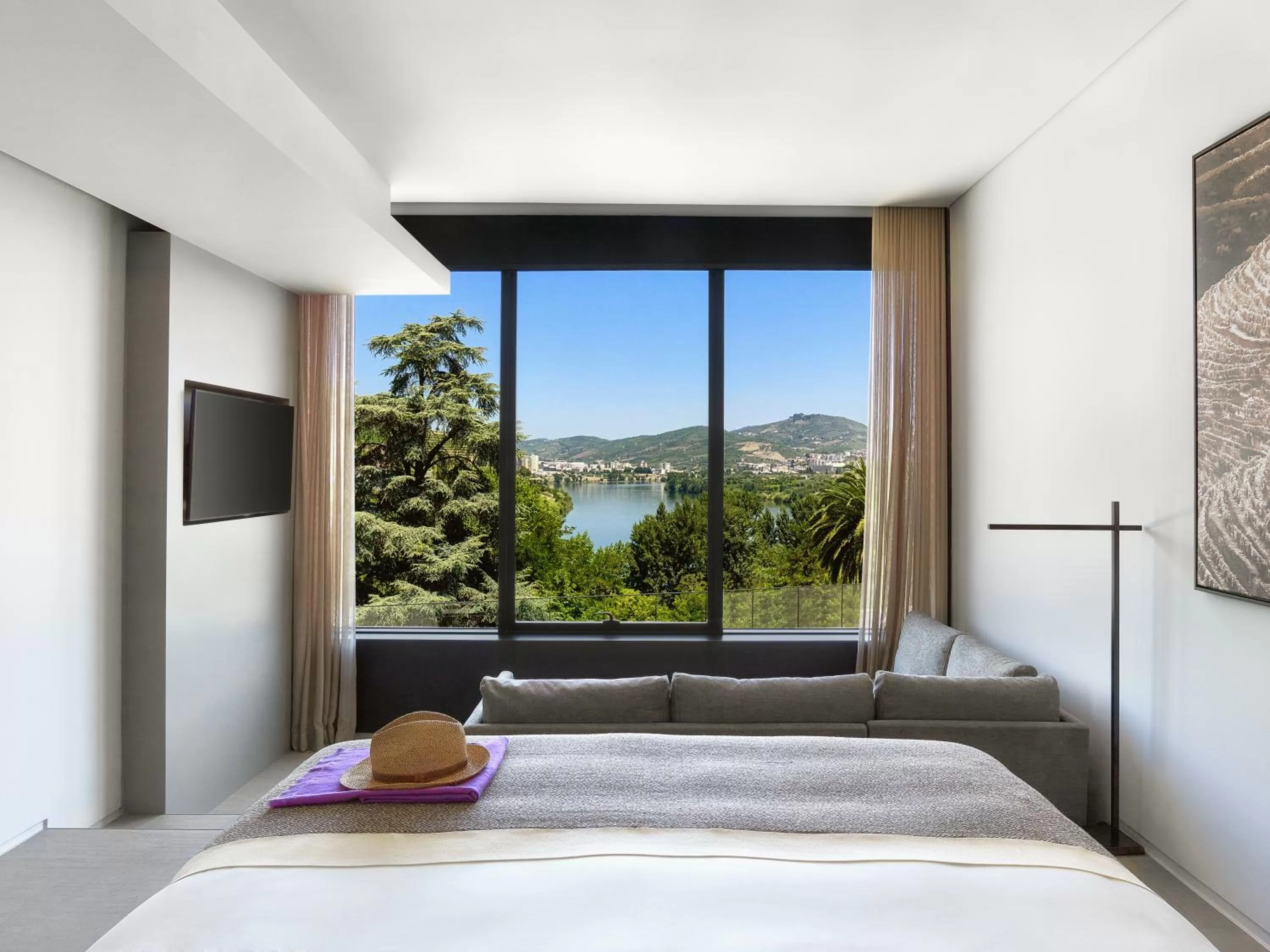 Bed in Six Senses Douro Valley