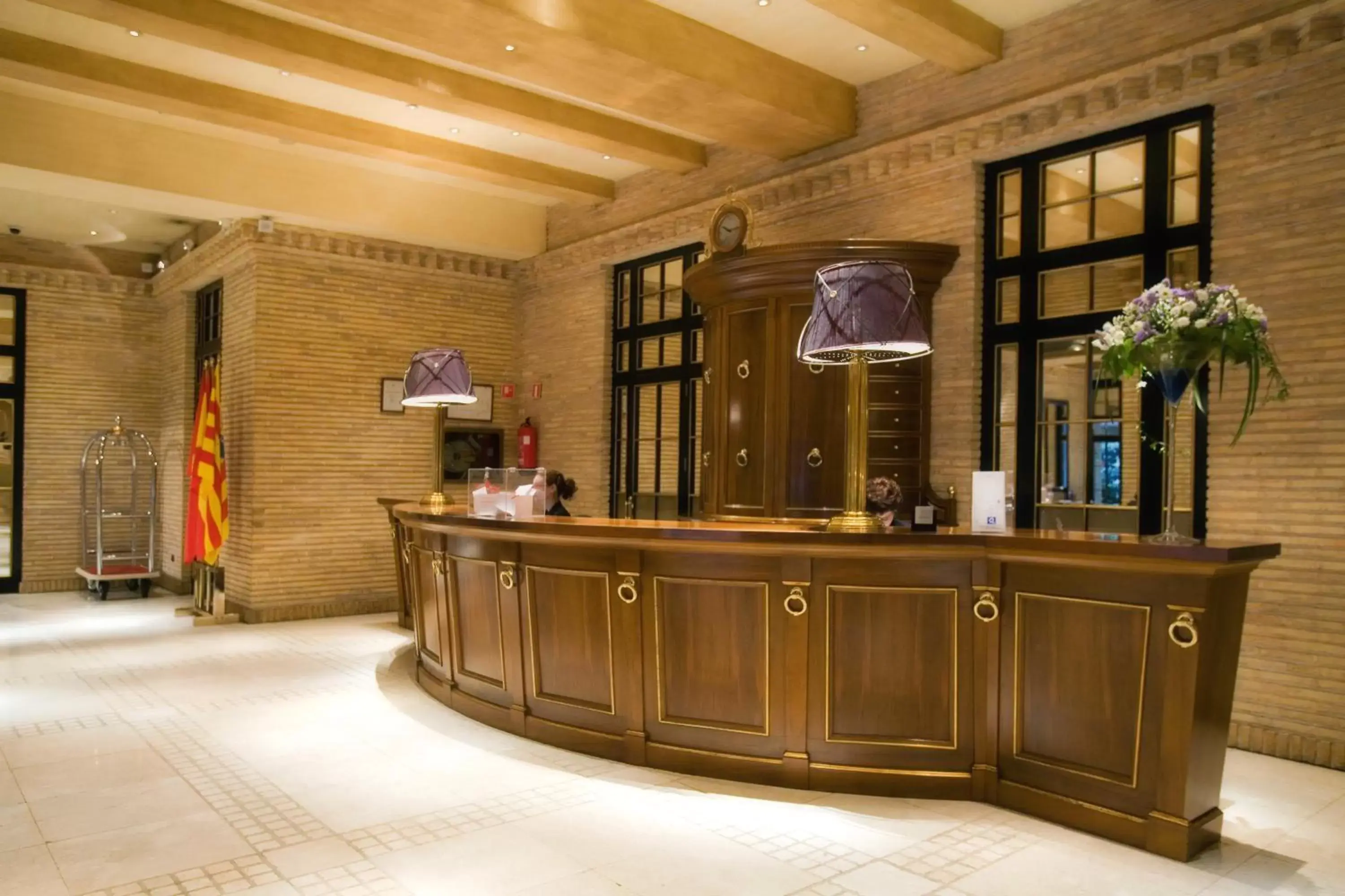 Lobby or reception in Hotel Palafox Lobby or reception in Hotel Palafox