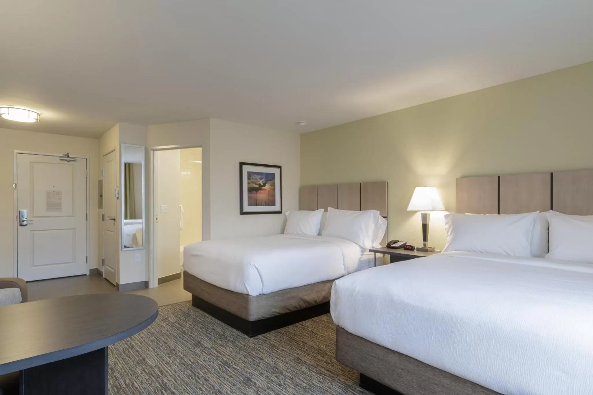 Photo of the whole room, Bed in Candlewood Suites Mishawaka by IHG