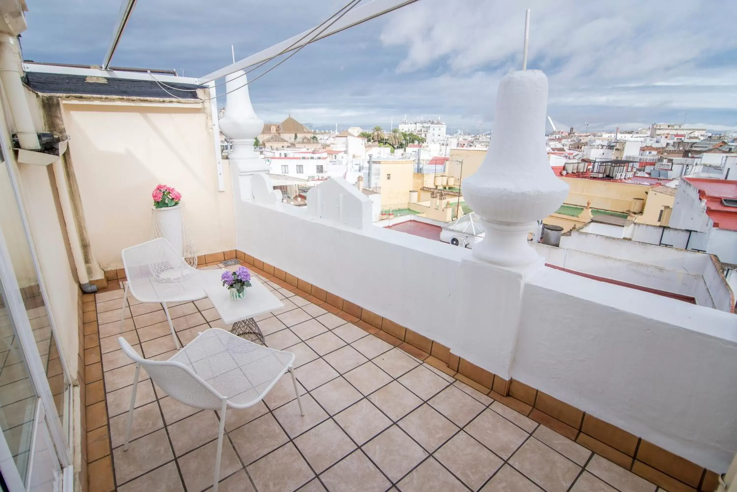 Balcony/Terrace in Petit Palace Canalejas Sevilla