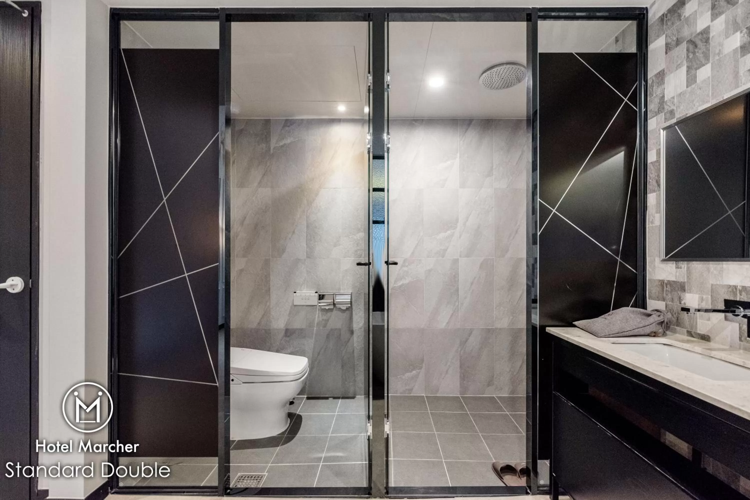 Bathroom in Hotel Marcher