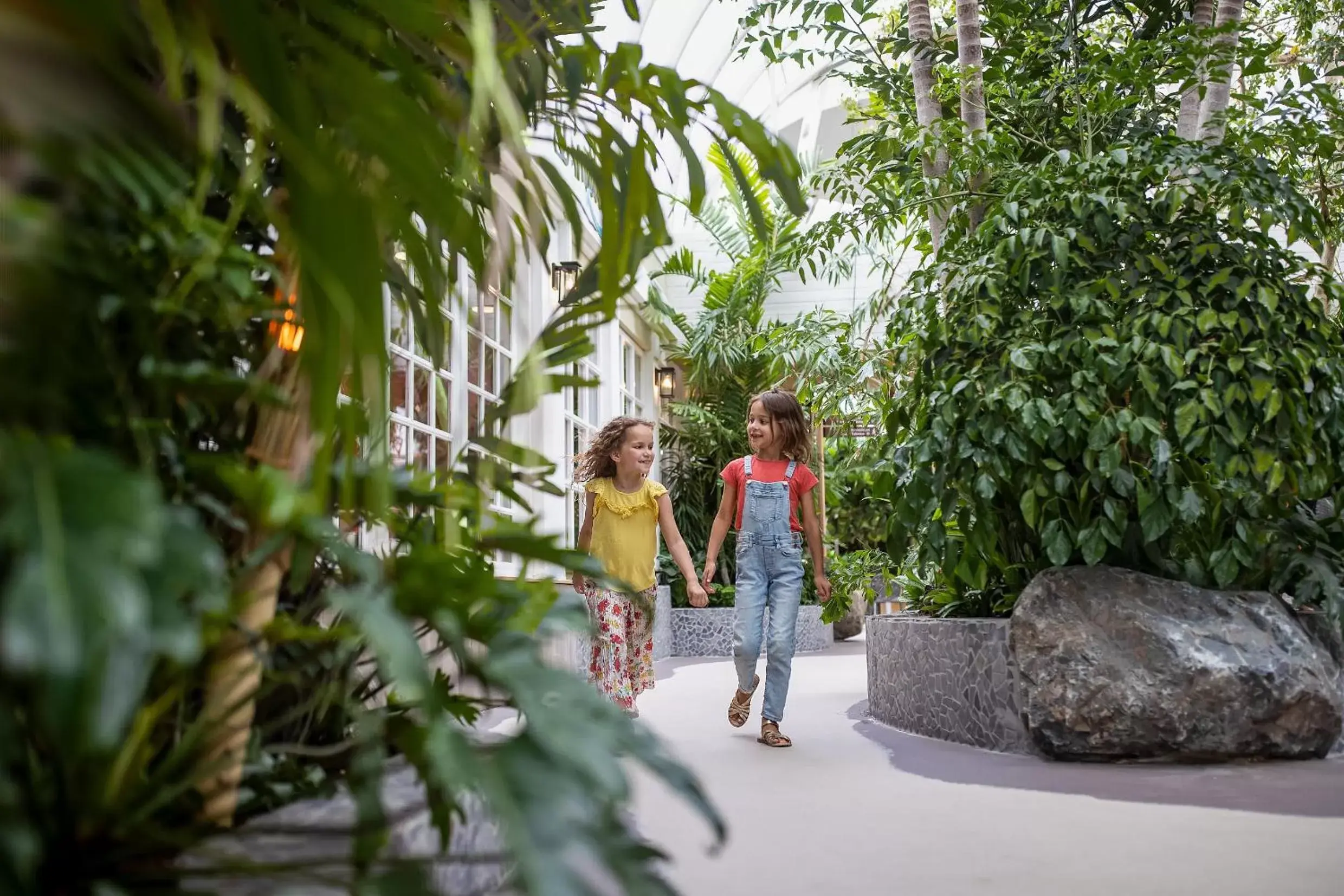 Shopping Area, Children in Beachhotel Zandvoort by Center Parcs