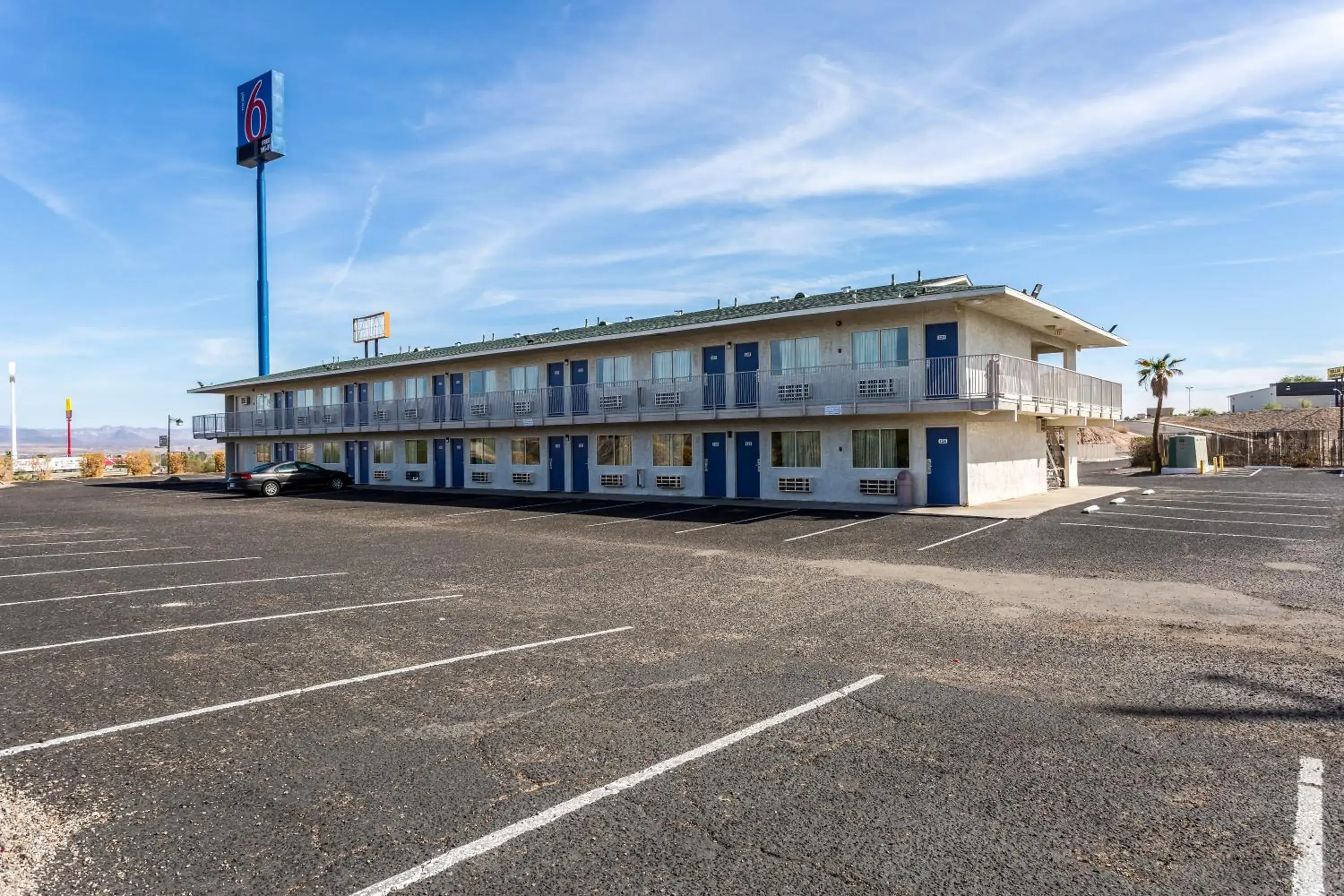 Facade/entrance, Property Building in Motel 6-Needles, CA