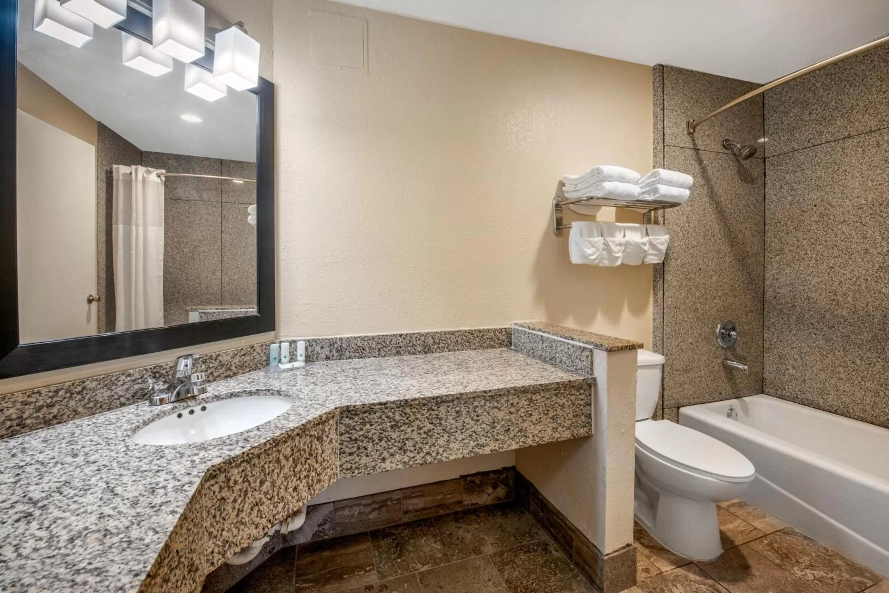 Shower in Quality Inn & Suites Jacksonville-Baymeadows