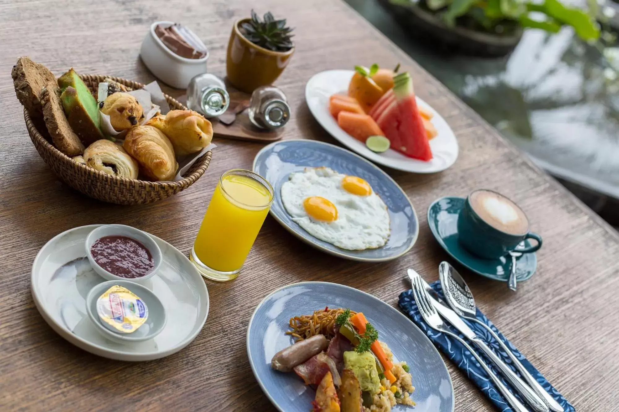 Breakfast in Plataran Ubud Hotel & Spa - CHSE Certified Breakfast in Plataran Ubud Hotel & Spa - CHSE Certified
