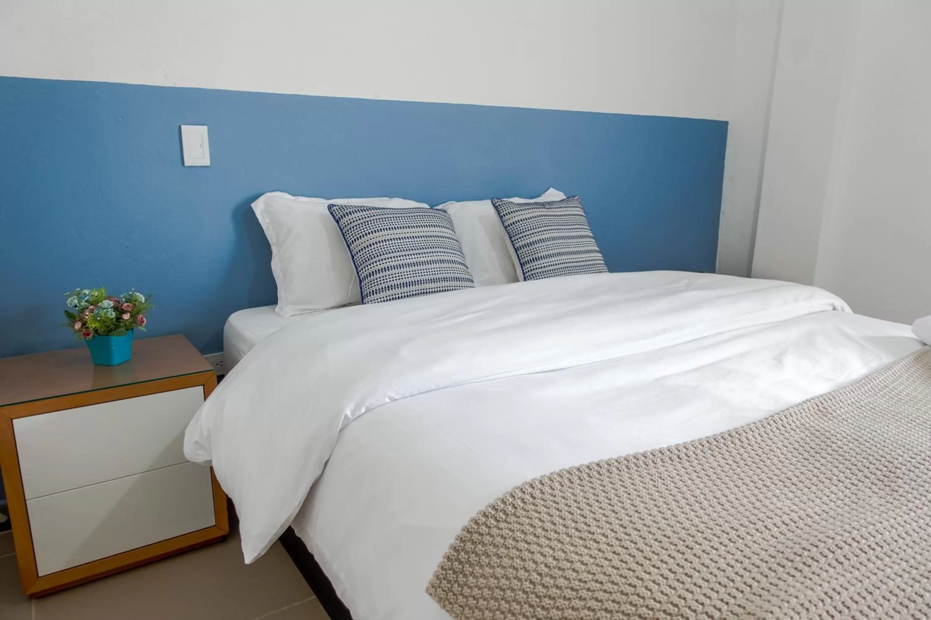 Bedroom, Bed in Hotel Azulado Jericó