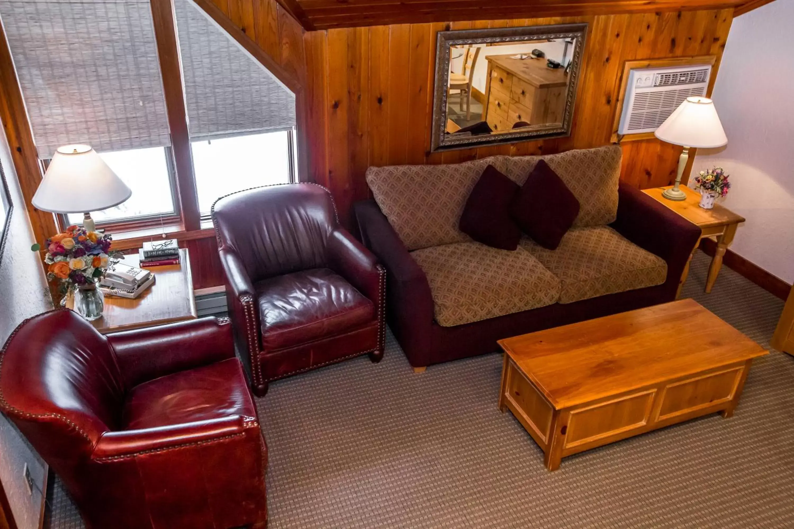 Day, Seating Area in Kandahar Lodge at Whitefish Mountain Resort