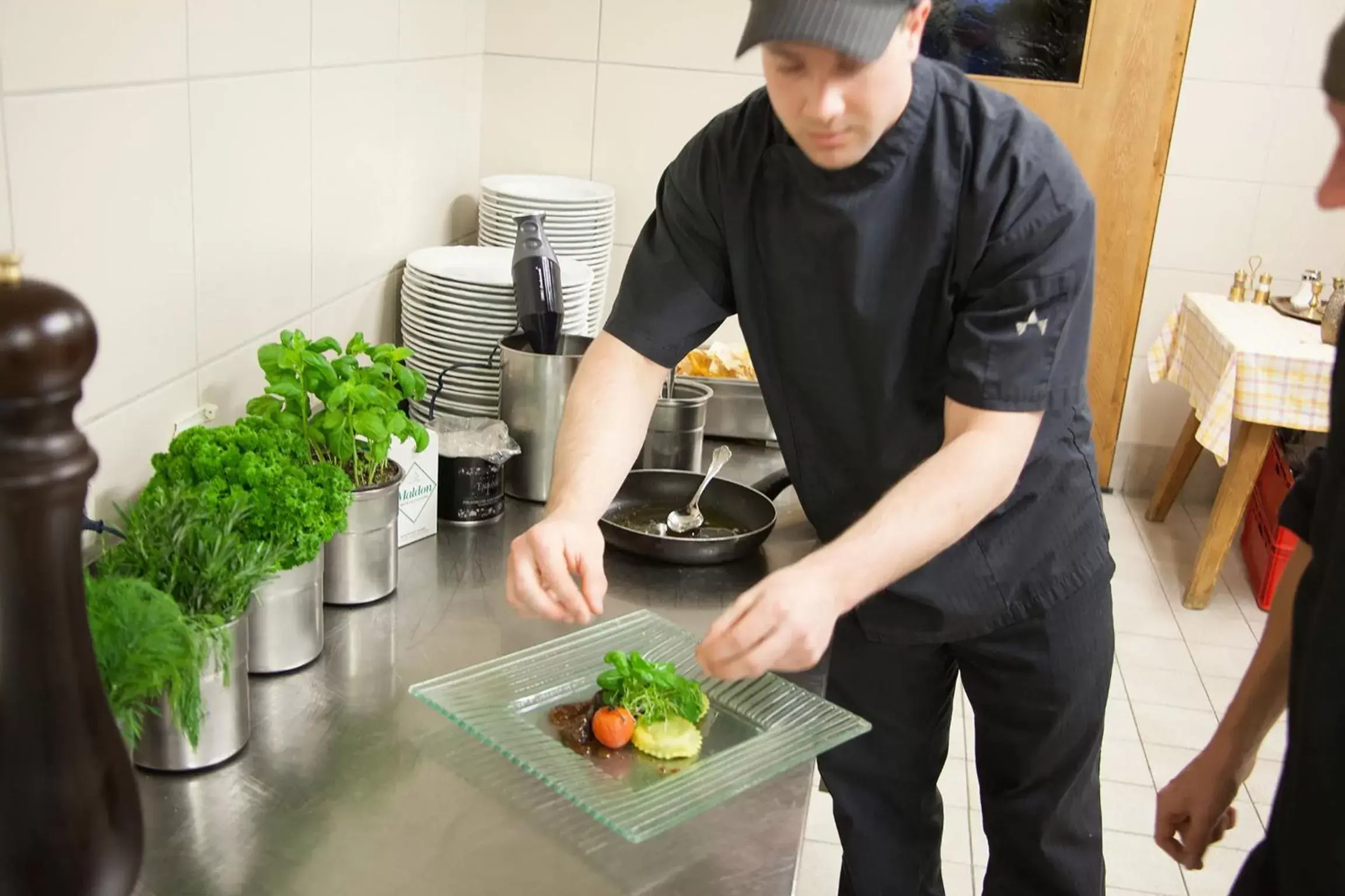 Food, Staff in Huber Hotel Tramserhof