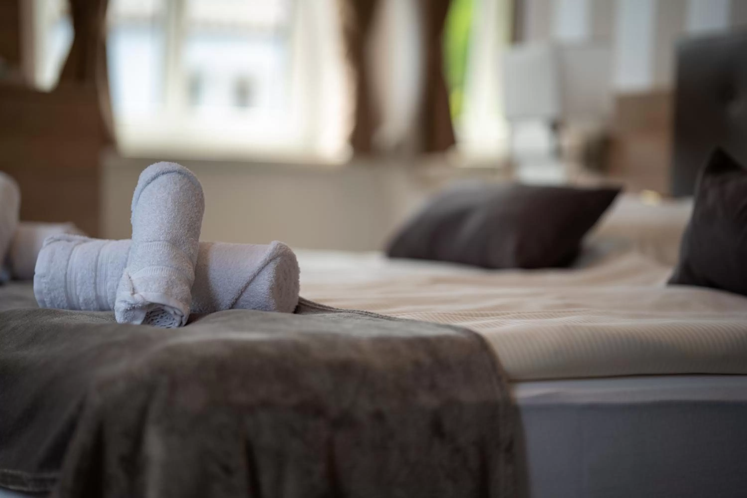 Bed in Hotel Steyerberger Hof