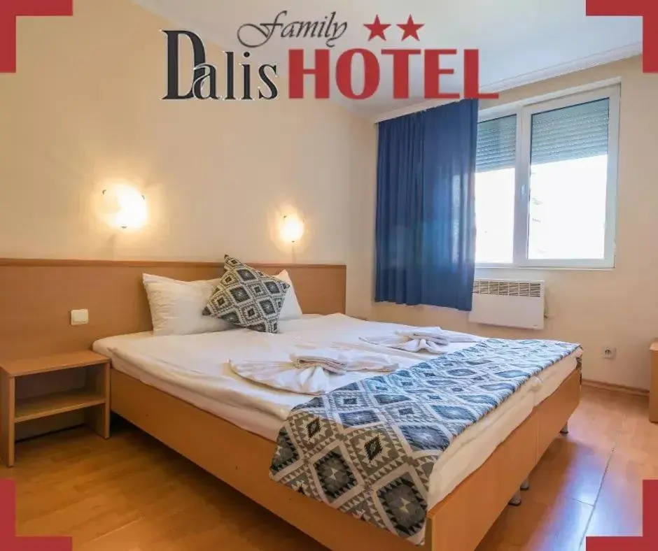 Bed in Family Hotel Dalis