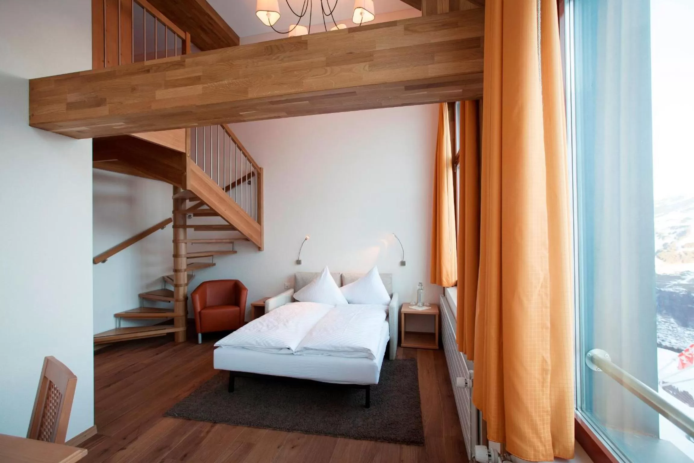 Bed in Berghotel Trübsee - Accessible Only by Cable Car