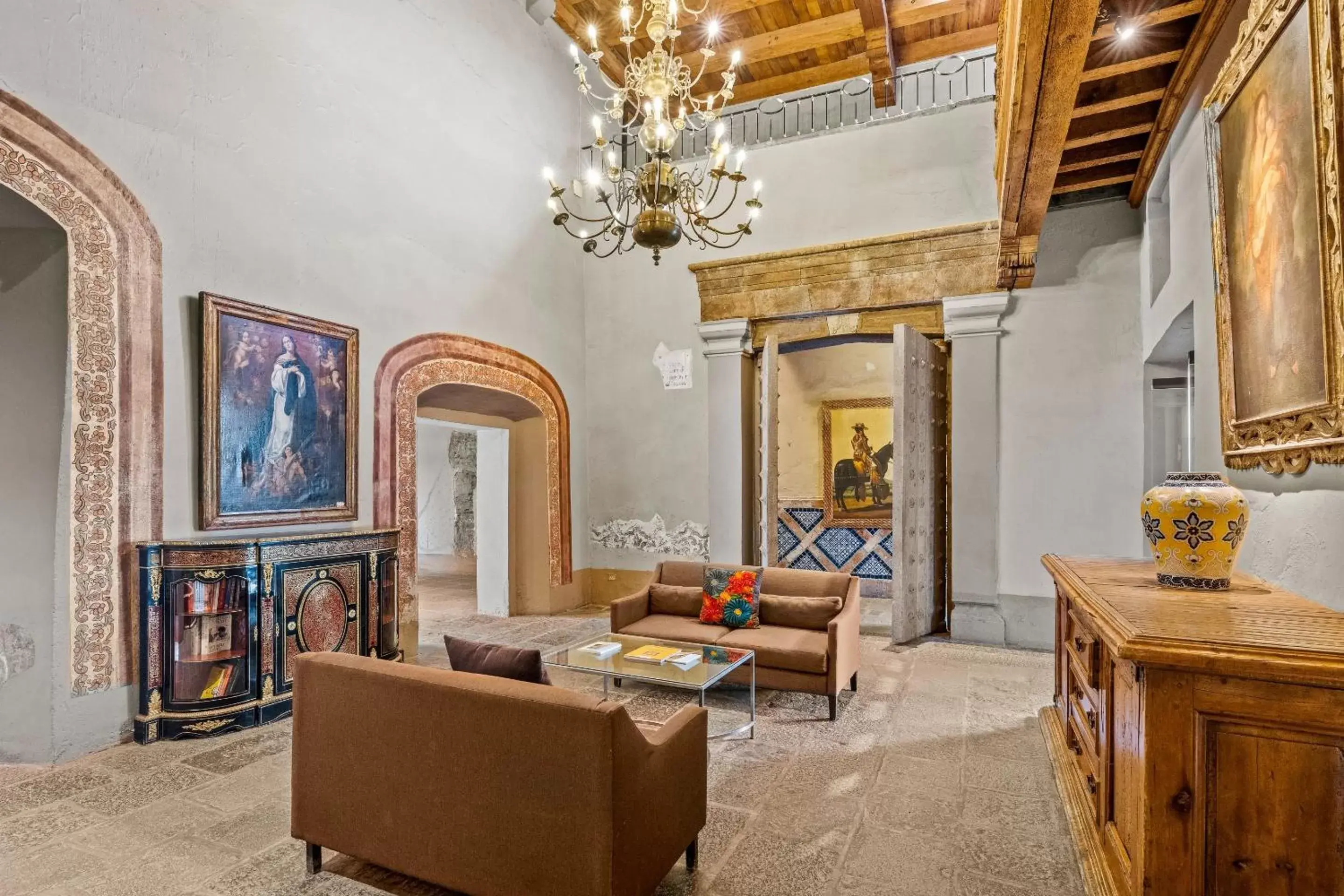 Lobby or reception, Seating Area in Quinta Real Puebla