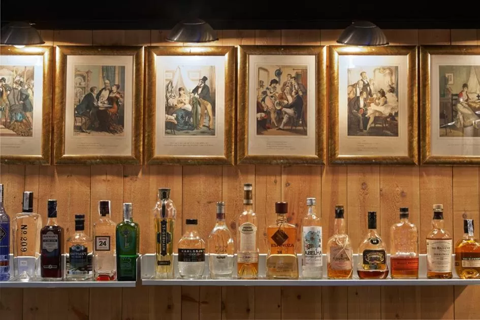 Alcoholic drinks in Casa Camper Barcelona