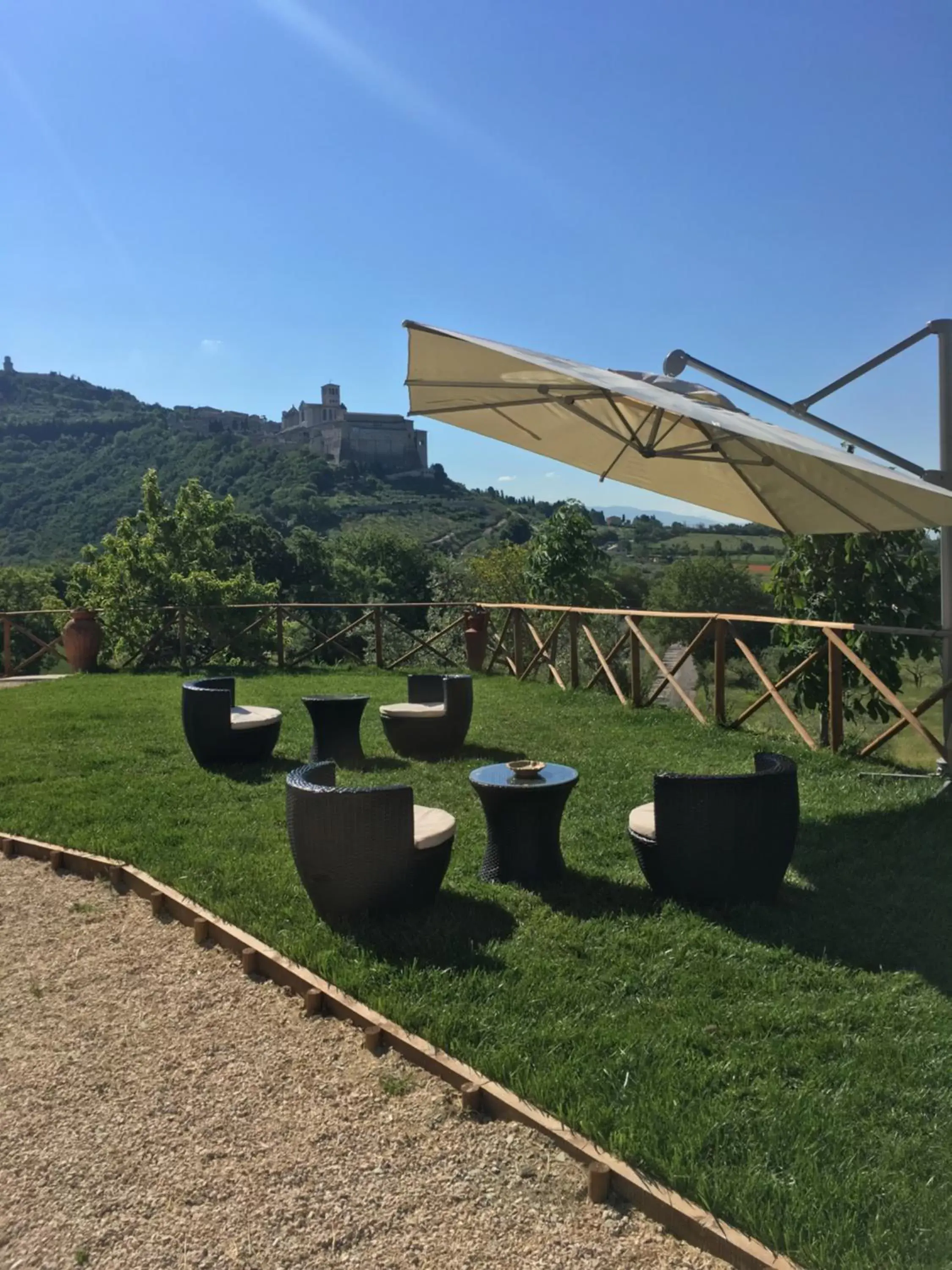 Garden view in La Dimora di Francesco