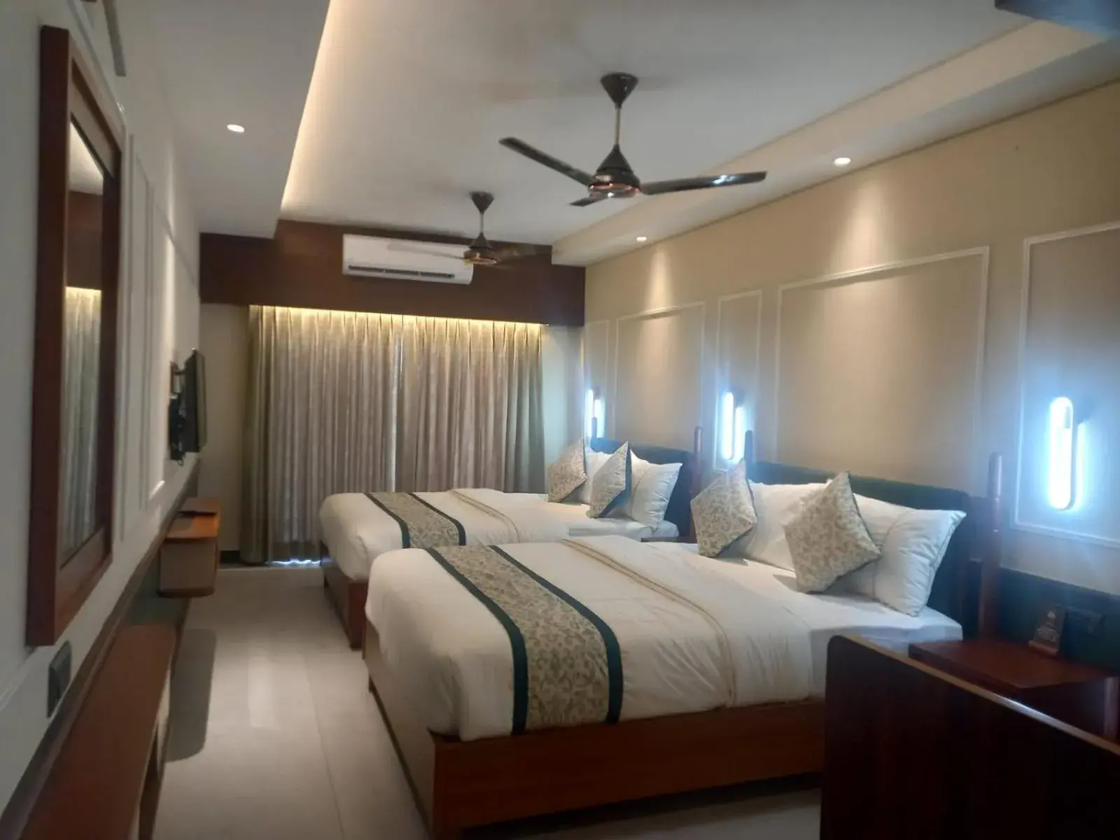 Bed in Hotel Sonar Bangla Puri