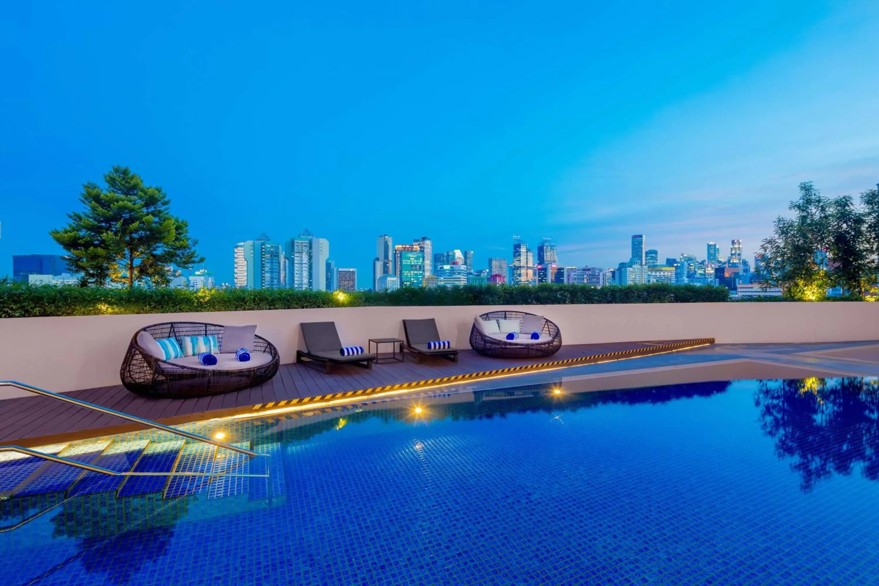 Pool view, Swimming Pool in Hilton Garden Inn Singapore Serangoon