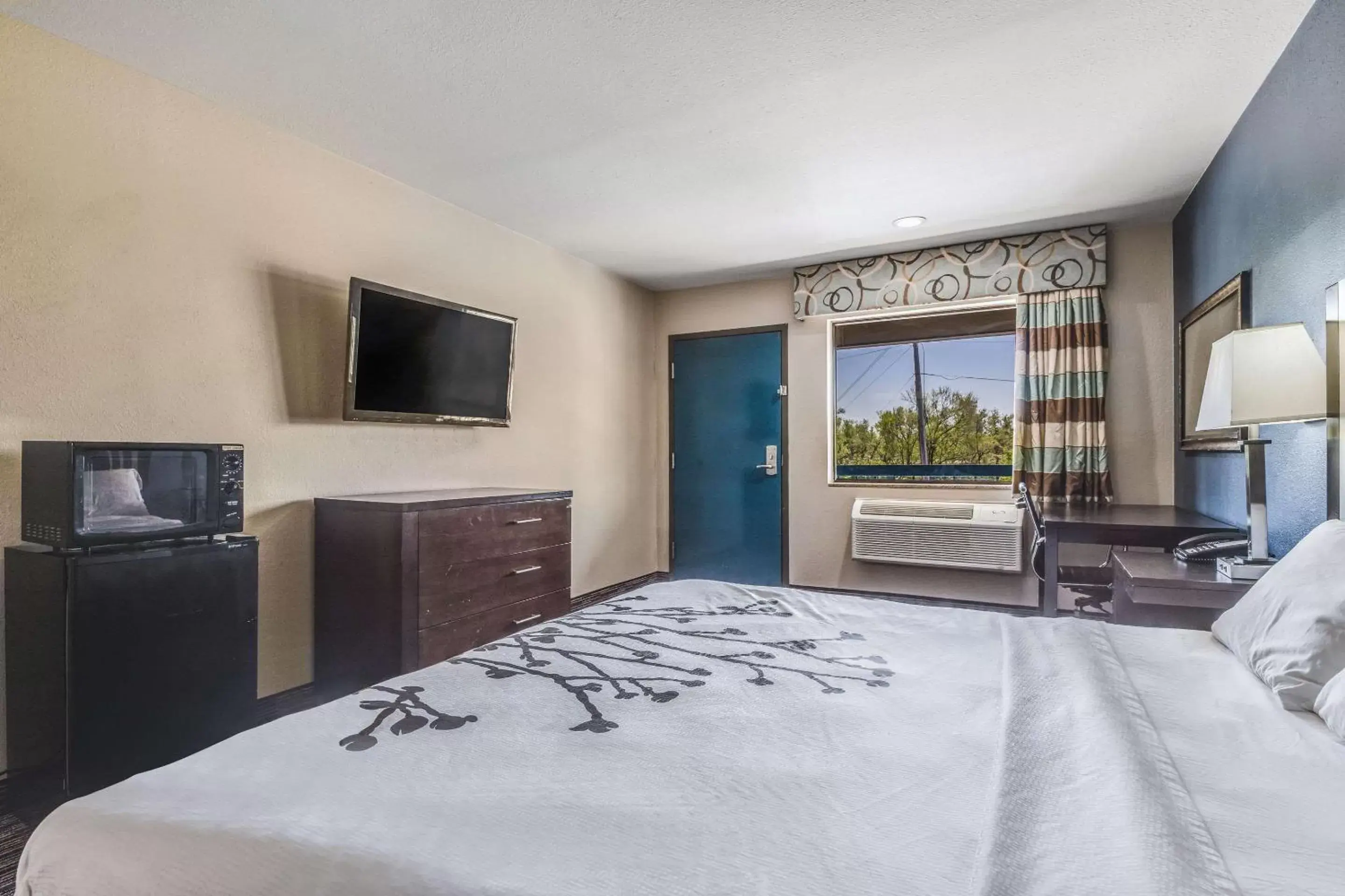Bedroom, TV/Entertainment Center in Econo Lodge Inn & Suites