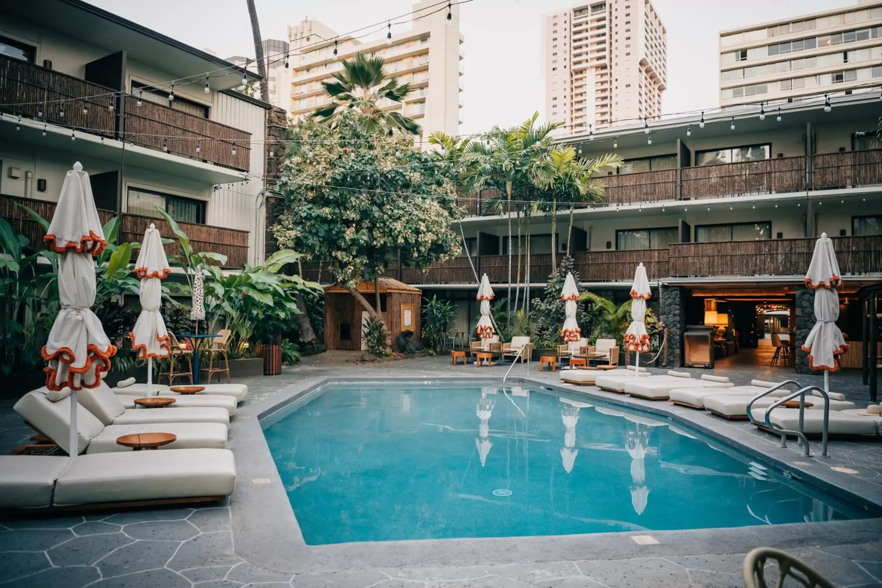 Swimming Pool in White Sands Hotel