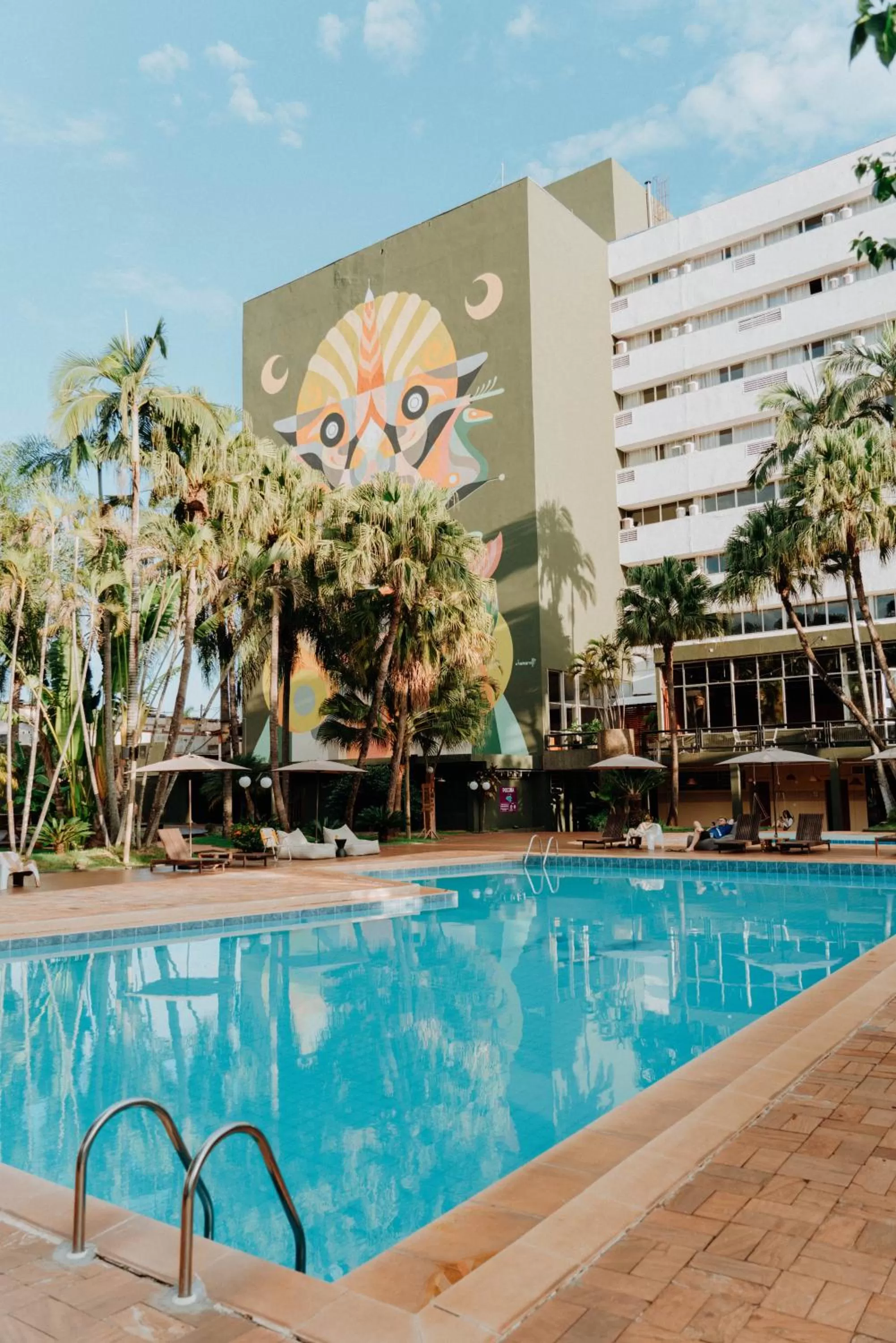 Pool view in Selina Foz