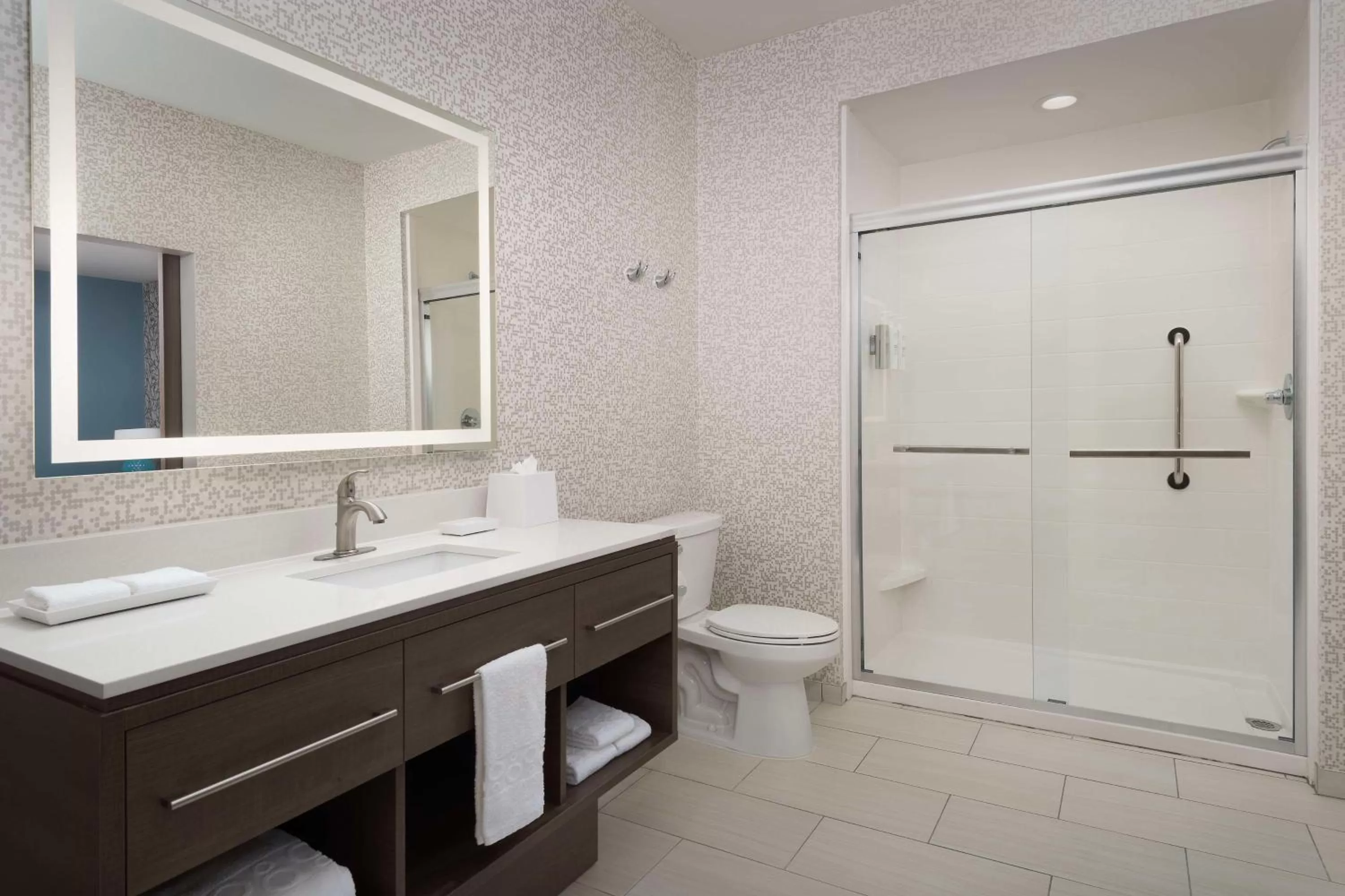 Bathroom in Home2 Suites By Hilton Flower Mound Dallas