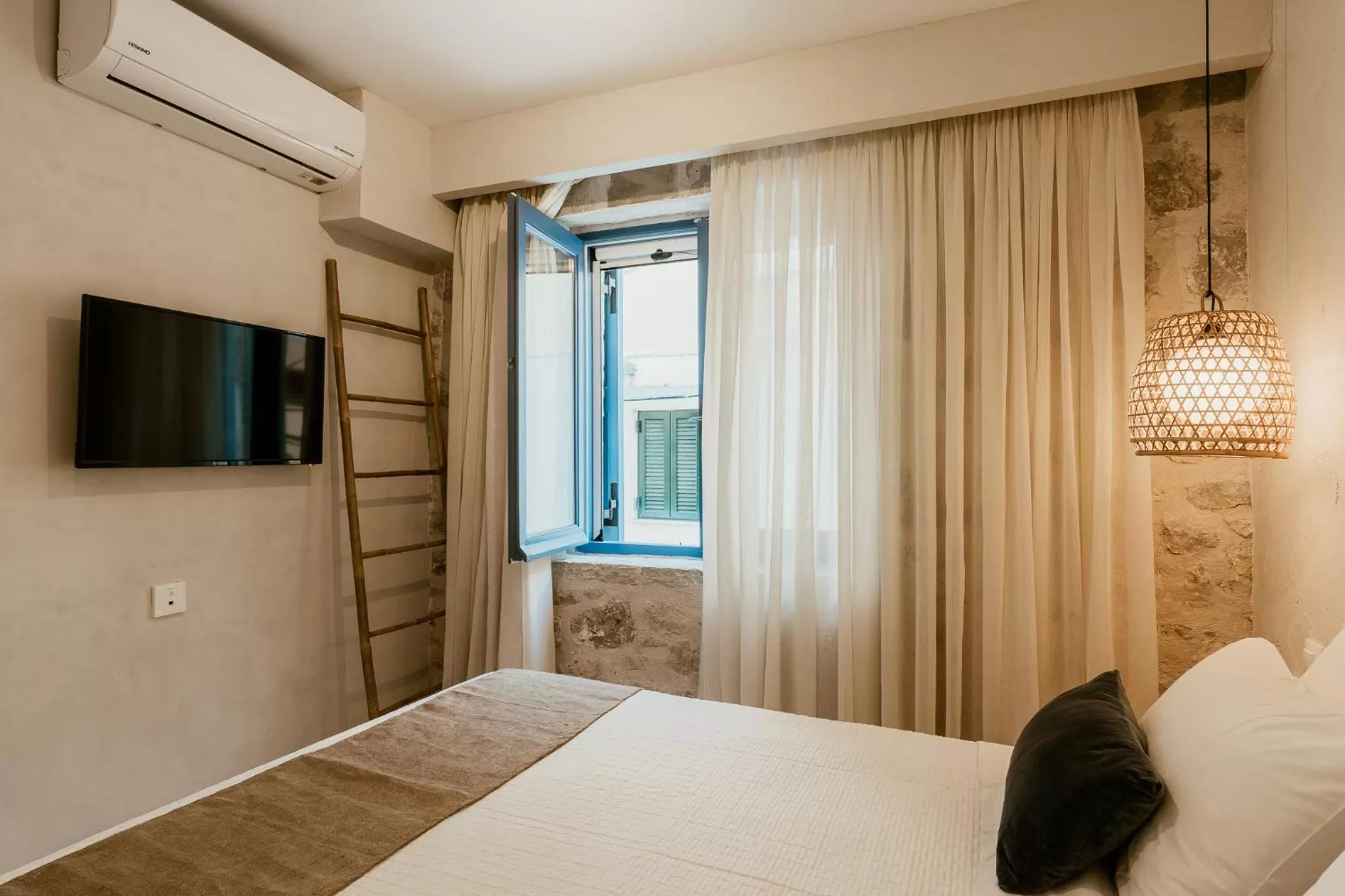 Photo of the whole room, Bed in BOĒM Boutique Hotel Lefkada