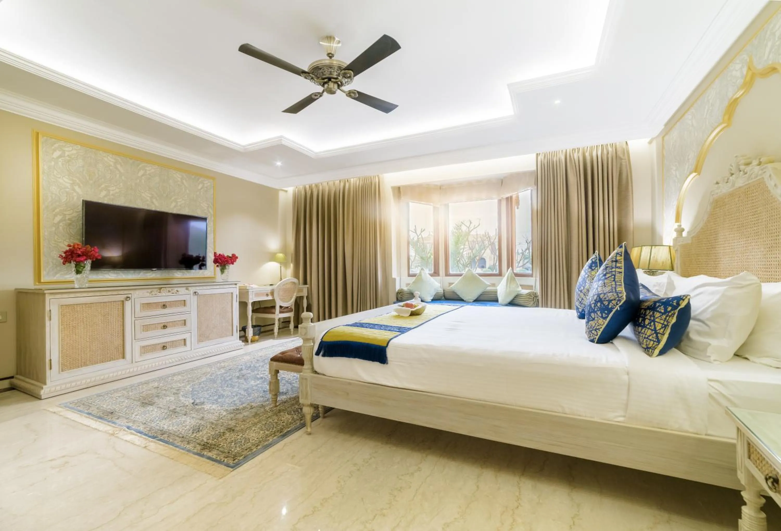 Bedroom, Bed in Fort Rajwada,Jaisalmer