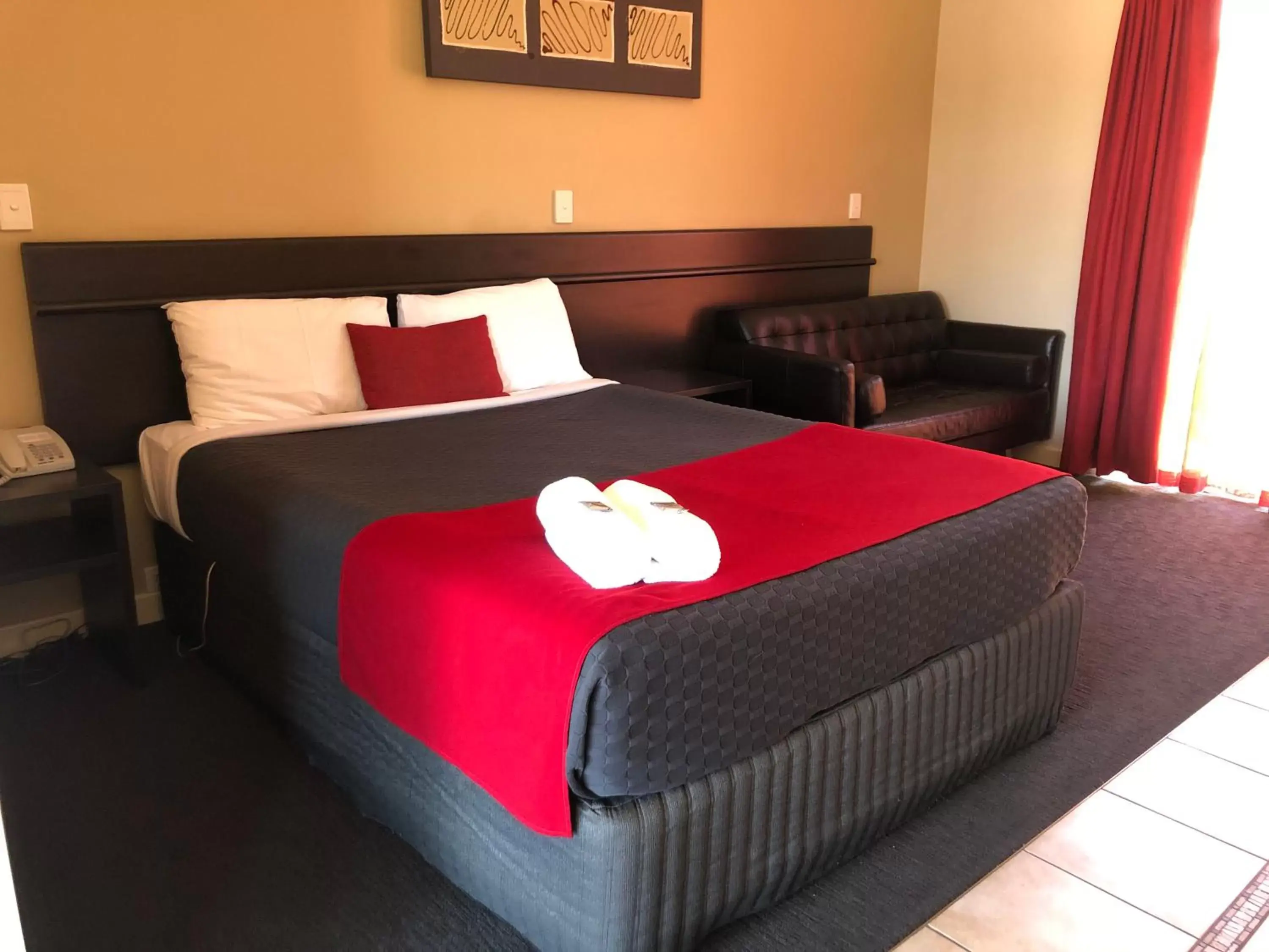 Bed in Collie Ridge Resort