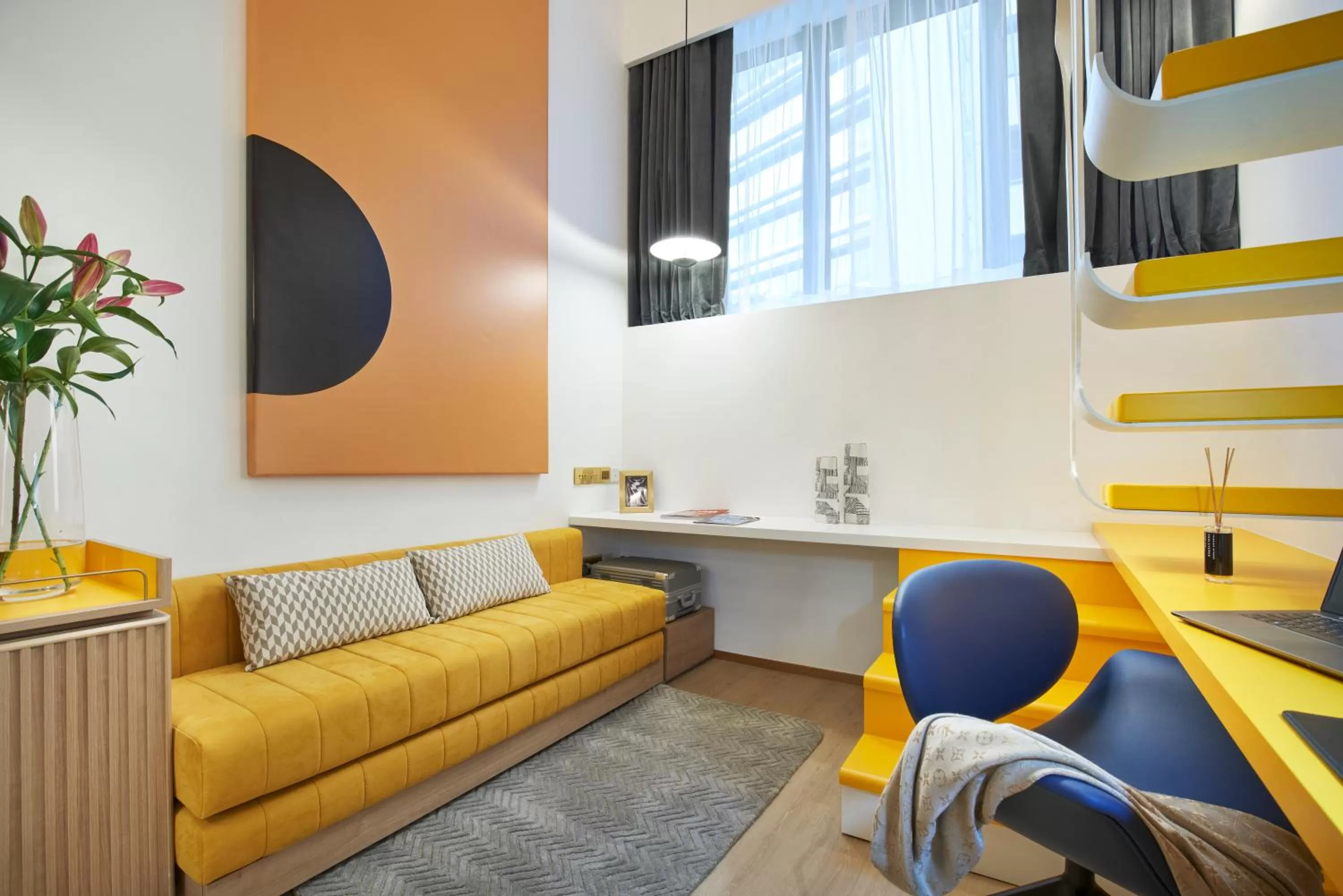 Seating area in Citadines Connect City Centre Singapore