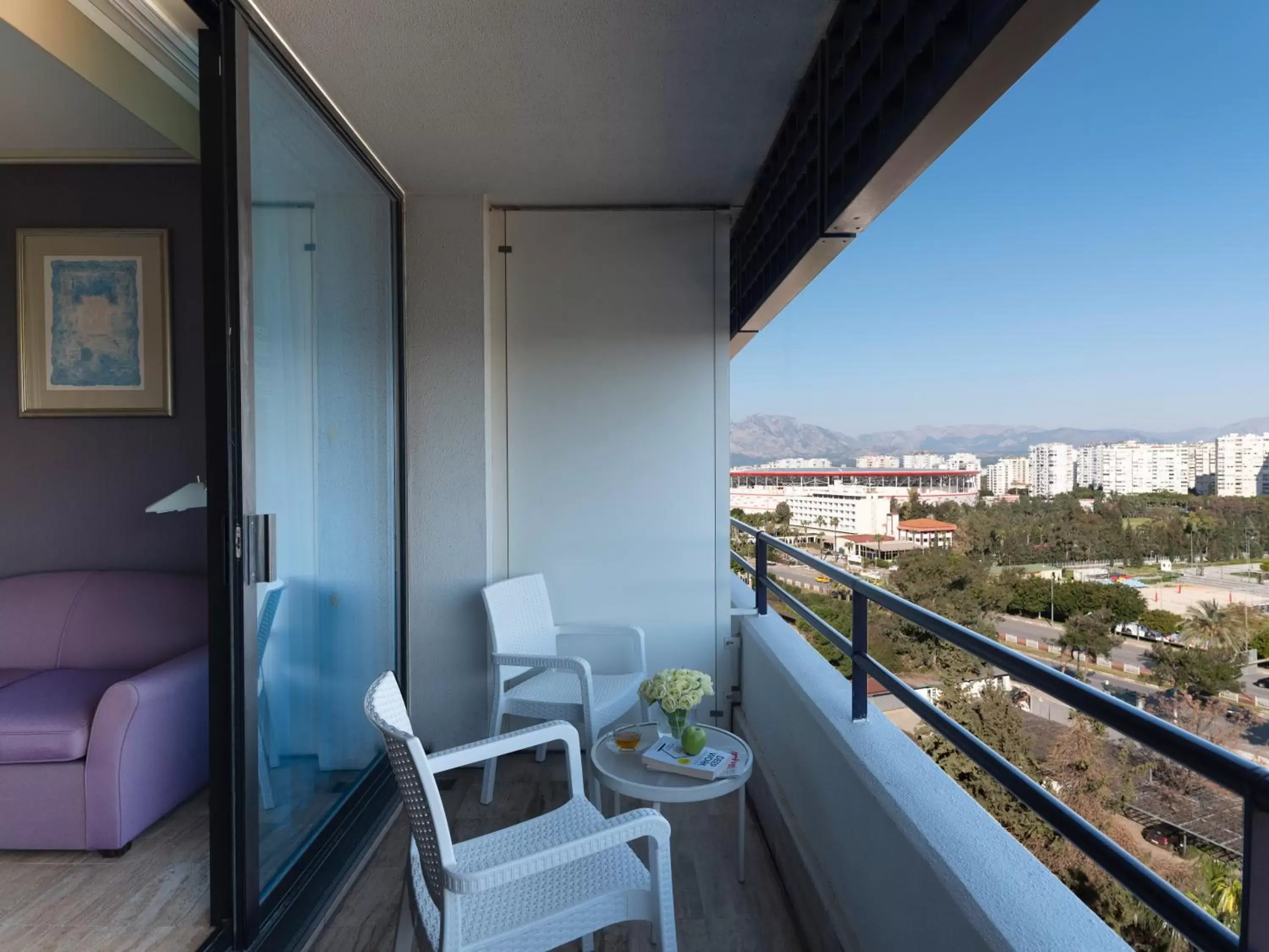 Balcony/Terrace in Rixos Downtown Antalya All Inclusive - The Land of Legends Access