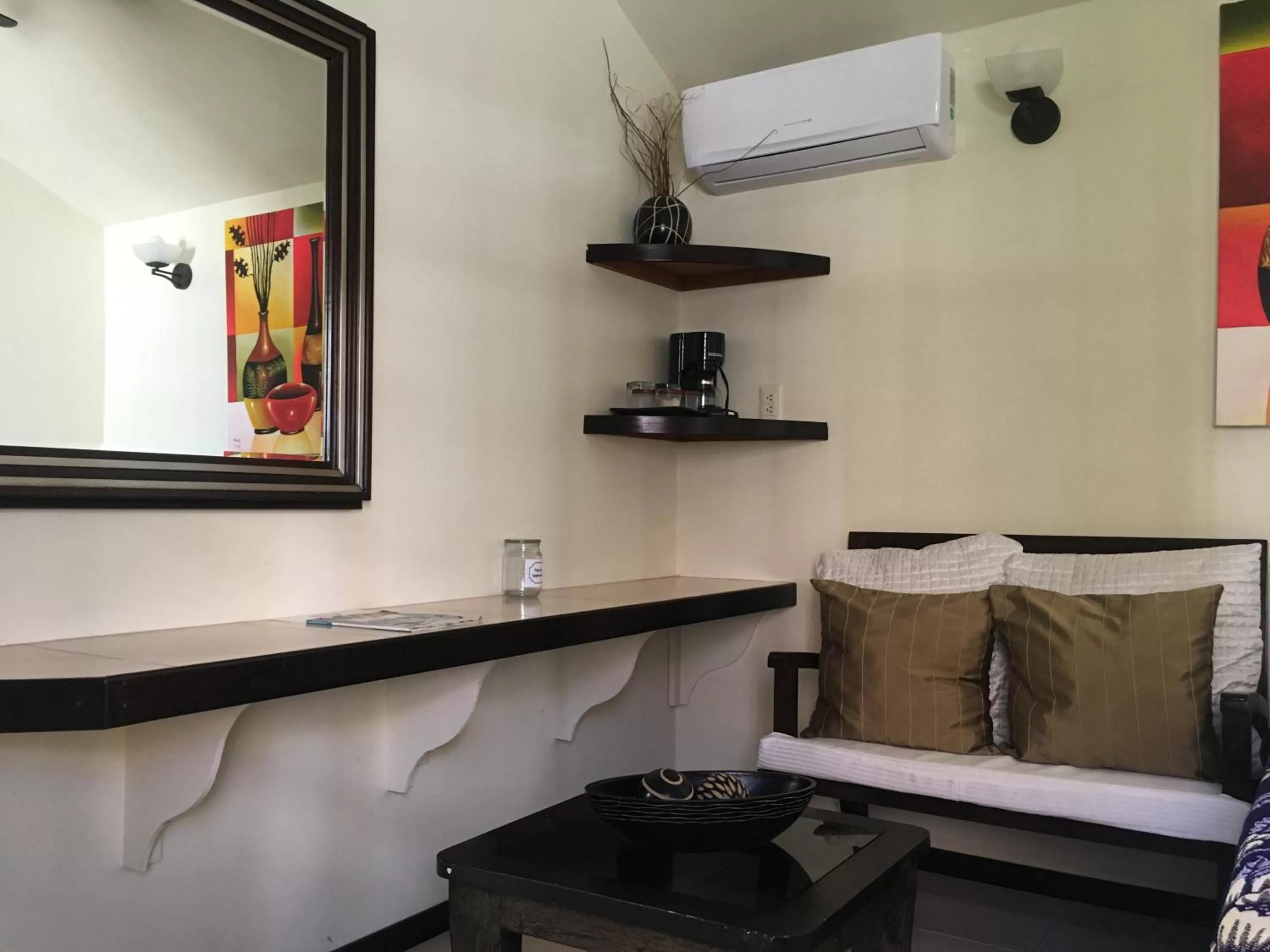 Decorative detail in Blue Wave Guest House