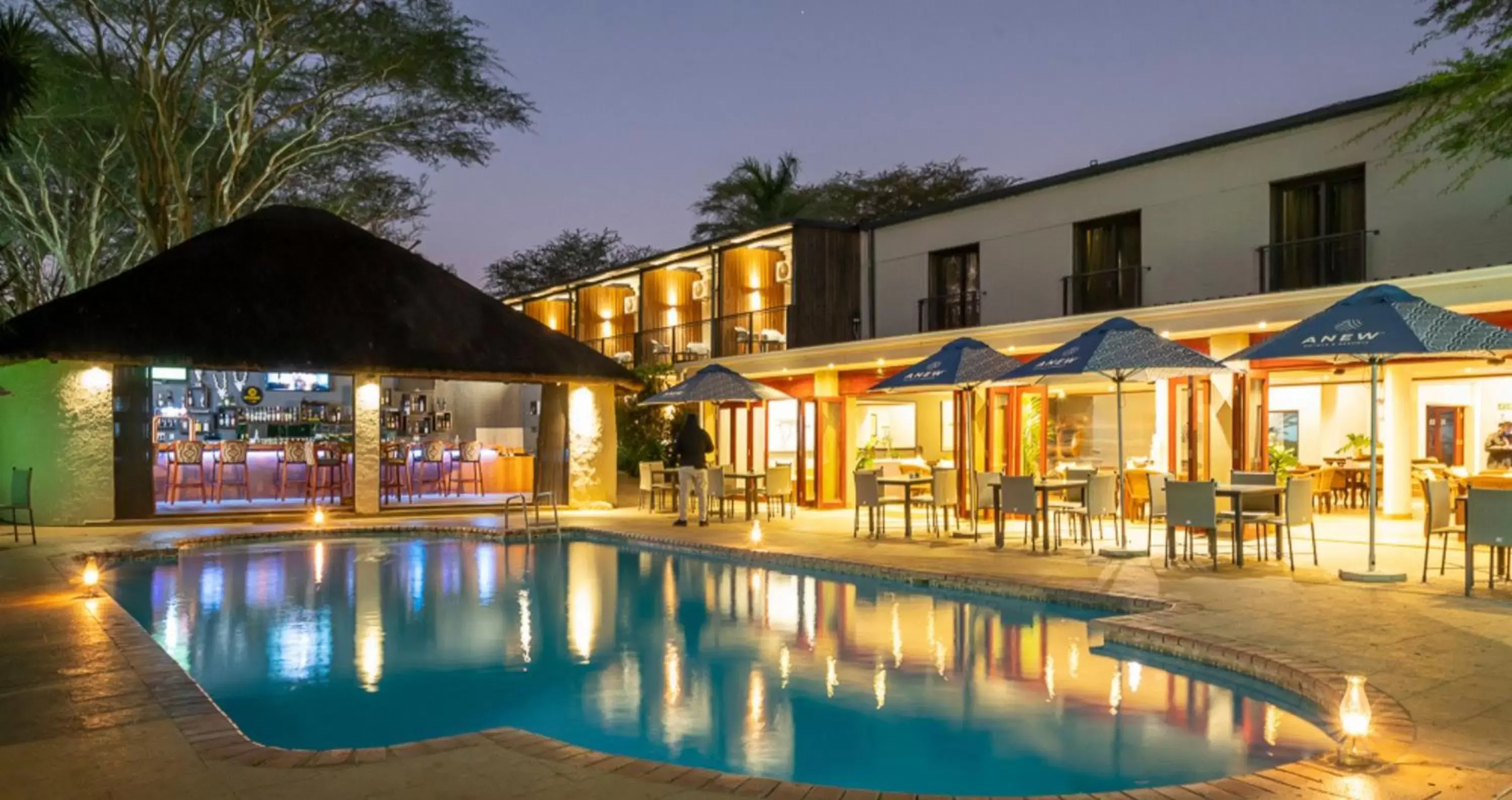 Swimming pool, Property Building in ANEW Hotel Hluhluwe