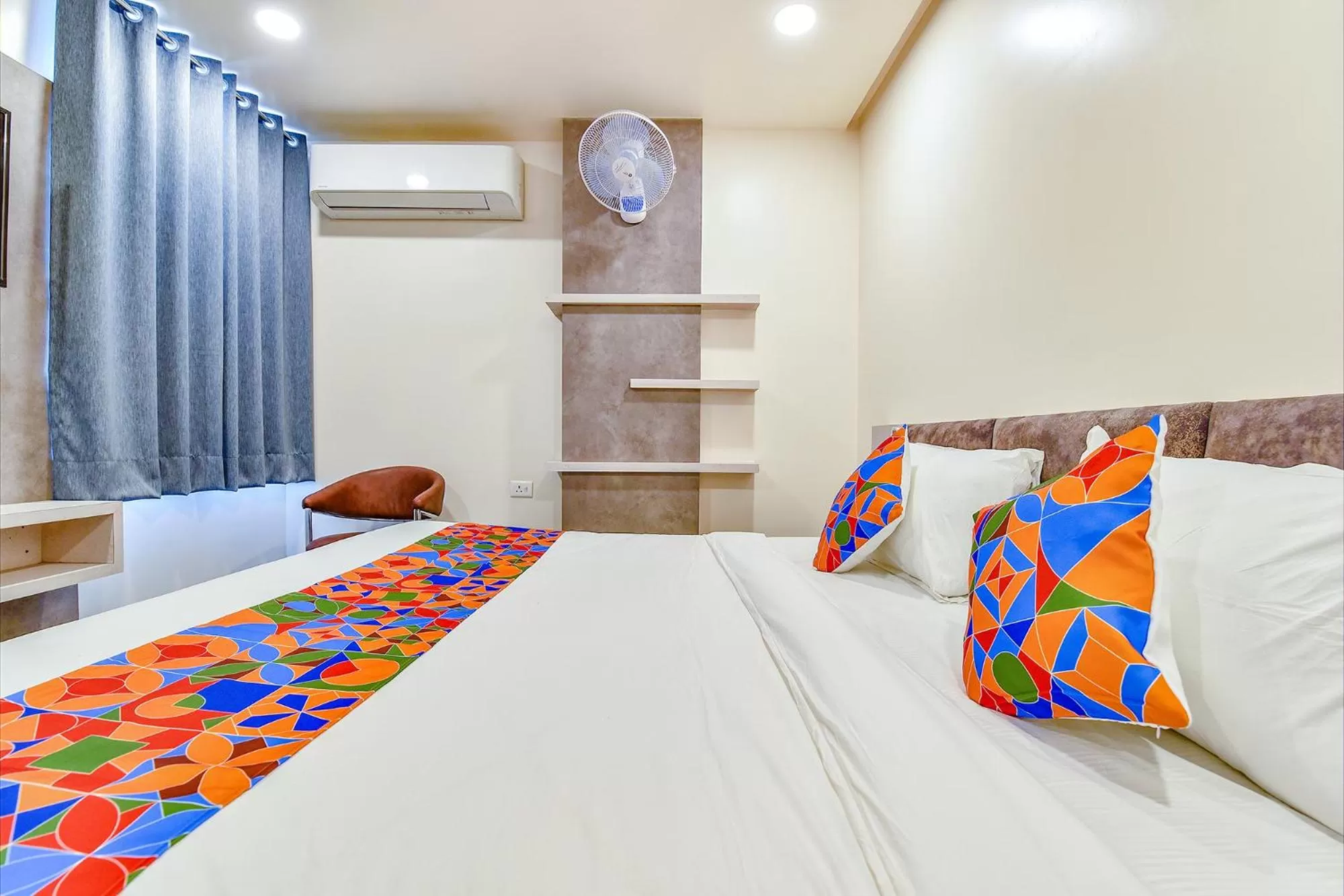 Bed in FabHotel Prime Rudra