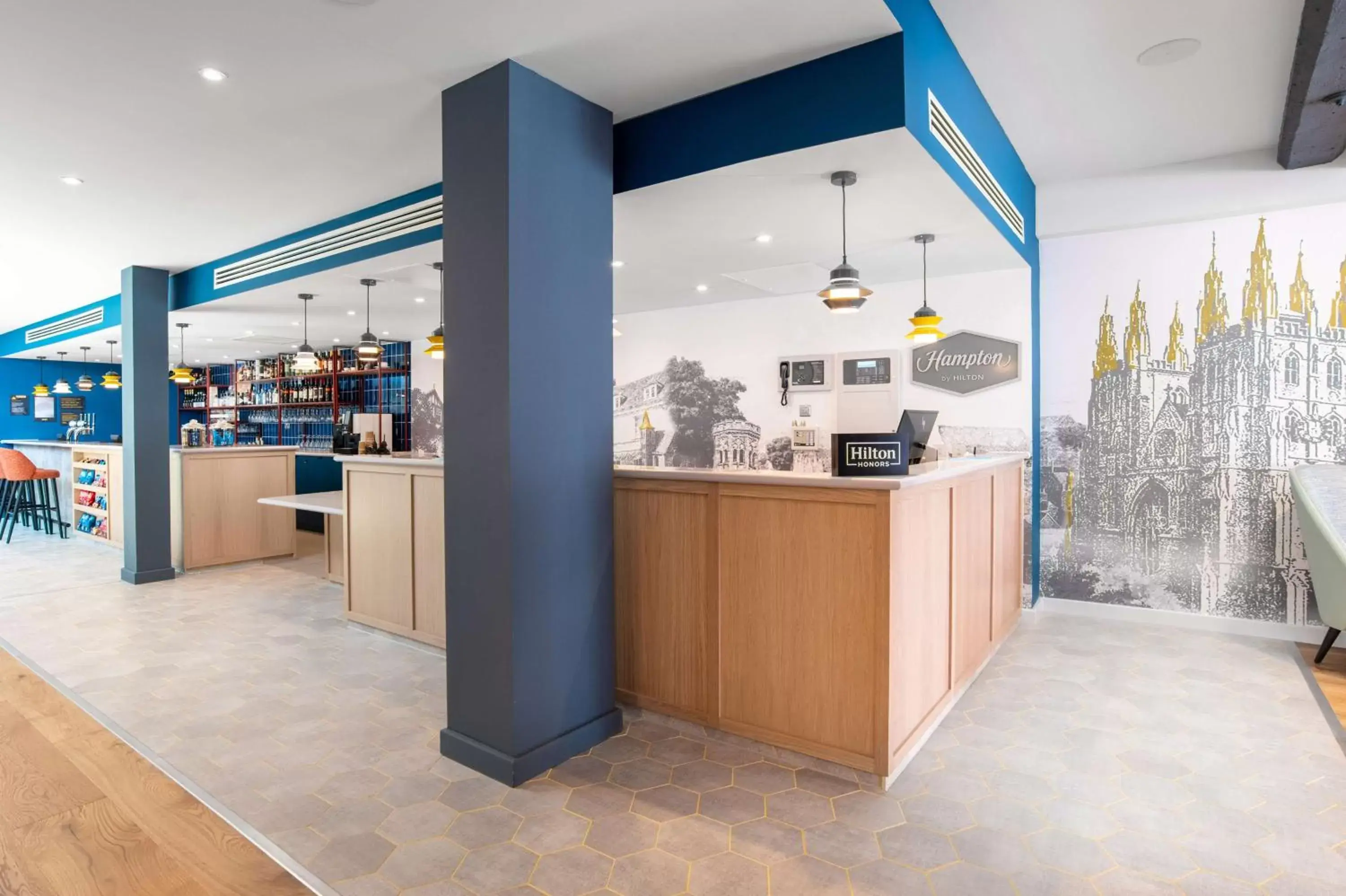 Lobby or reception in Hampton by Hilton Canterbury Lobby or reception in Hampton by Hilton Canterbury